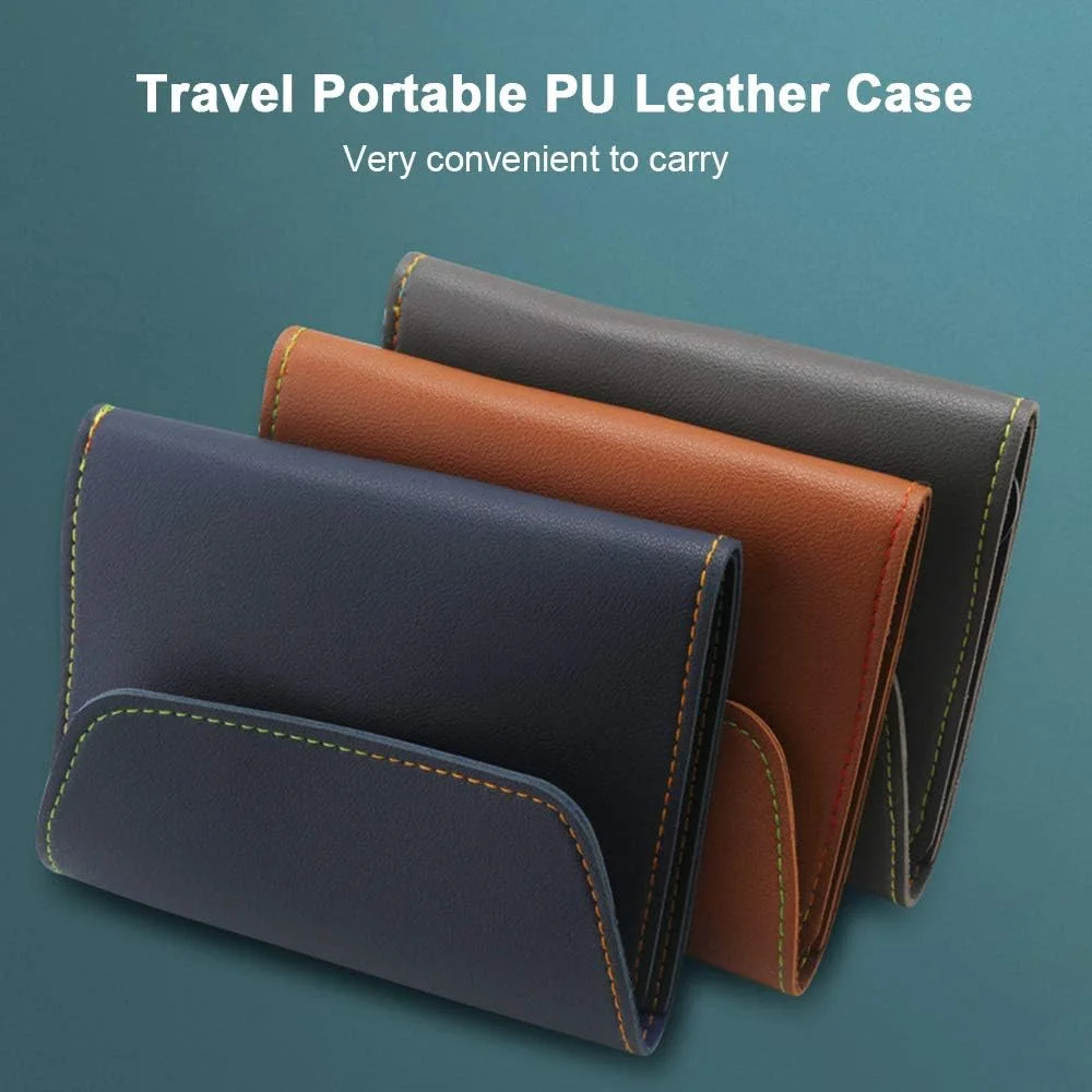 ست ۴ عددی مانیکور شامل ناخن گیر، قیچی استیل مشکی، موچین ابرو، سوهان ناخن و کیف چرمی ست ۴ عددی مانیکور شامل ناخن گیر، قیچی استیل مشکی، موچین ابرو، سوهان ناخن و کیف چرمی