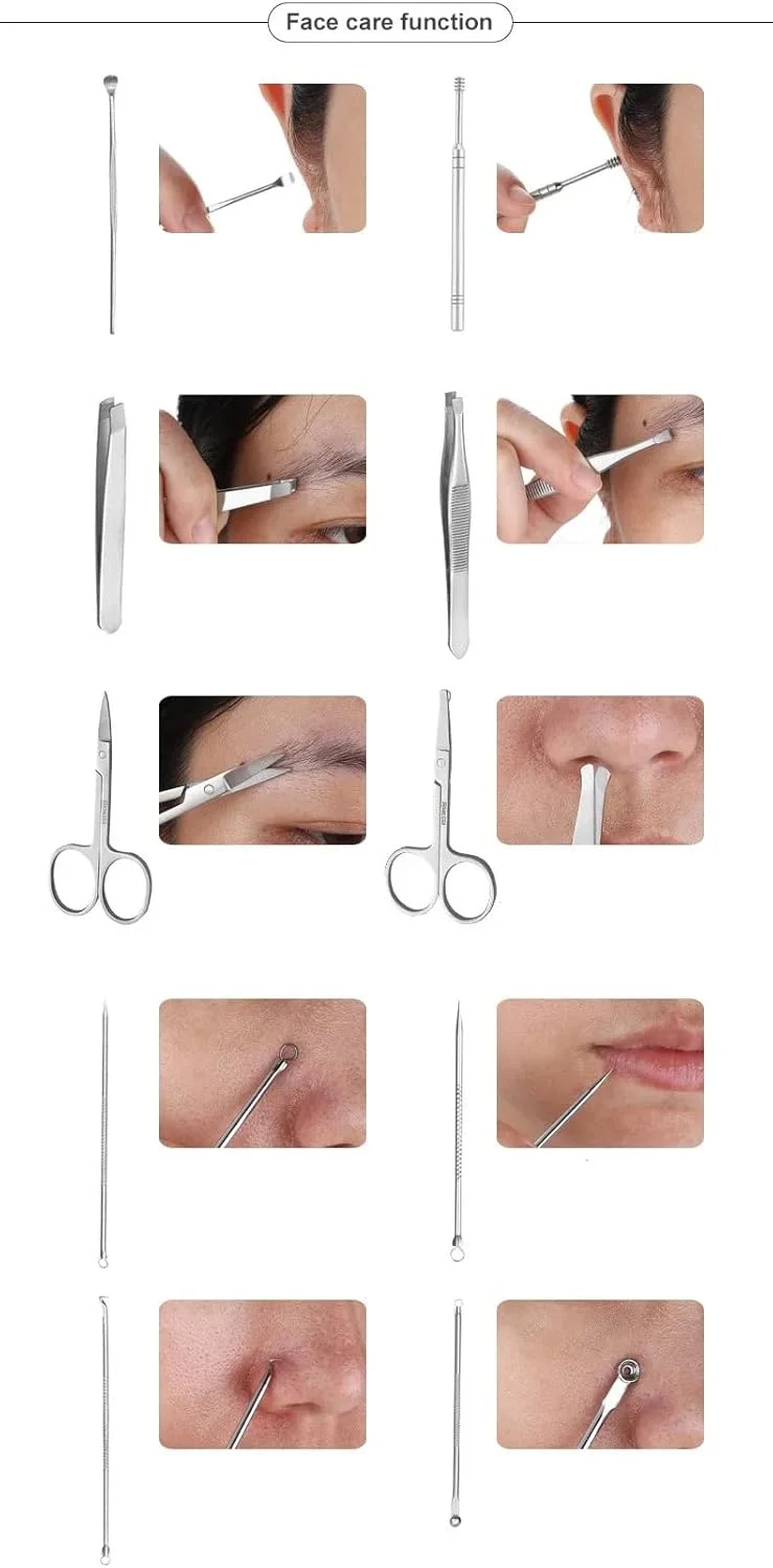 ست مانیکور ۲۶ تکه ممتاز در کیف چرمی مشکی ست مانیکور ۲۶ تکه ممتاز در کیف چرمی مشکی