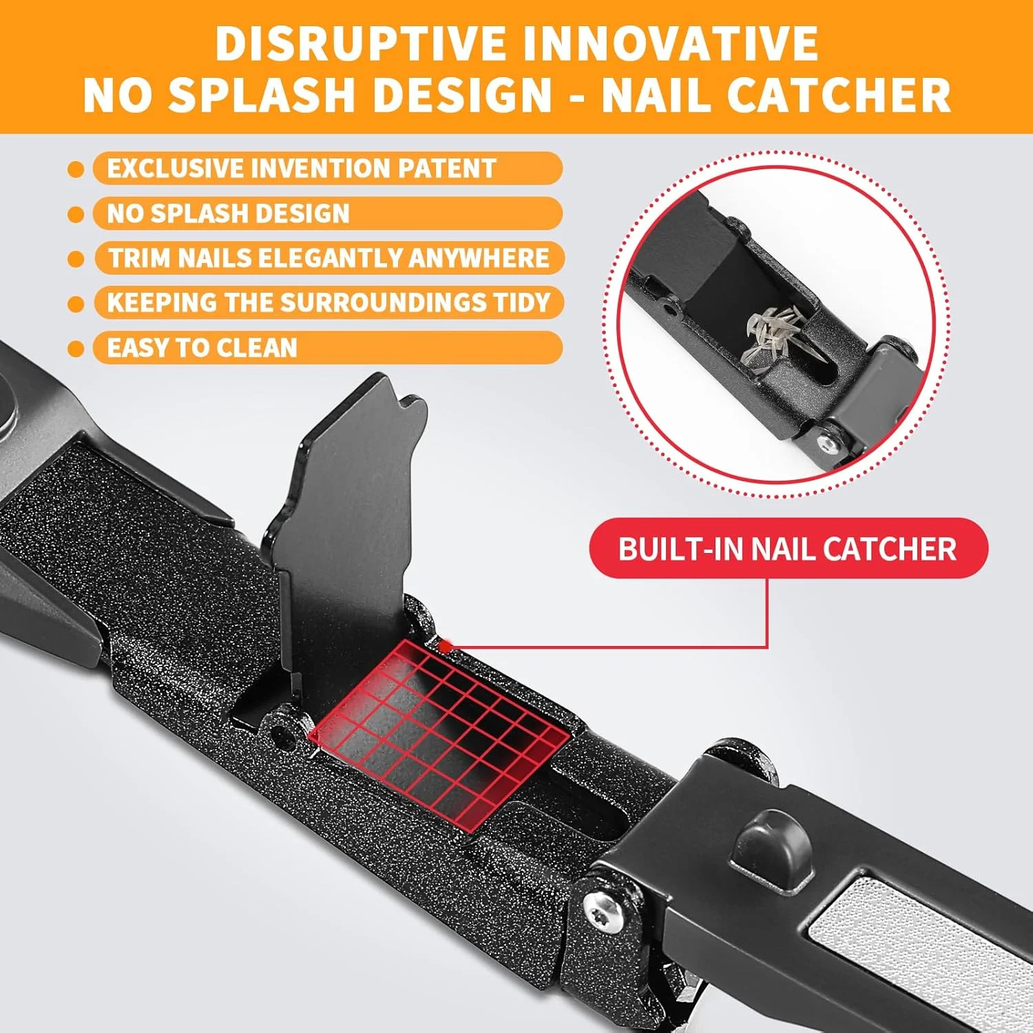 ناخن گیر برای آقایان و بانوان با محفظه جمع آوری، ناخن گیر و ناخن گیر انگشتان پا بسیار تیز و بادوام، قیچی ناخن با سوهان ناخن نانو برای بزرگسالان، سالمندان، منزل، مسافرت، هدیه ناخن گیر برای آقایان و بانوان با محفظه جمع آوری، ناخن گیر و ناخن گیر انگشتان پا بسیار تیز و بادوام، قیچی ناخن با سوهان ناخن نانو برای بزرگسالان، سالمندان، منزل، مسافرت، هدیه