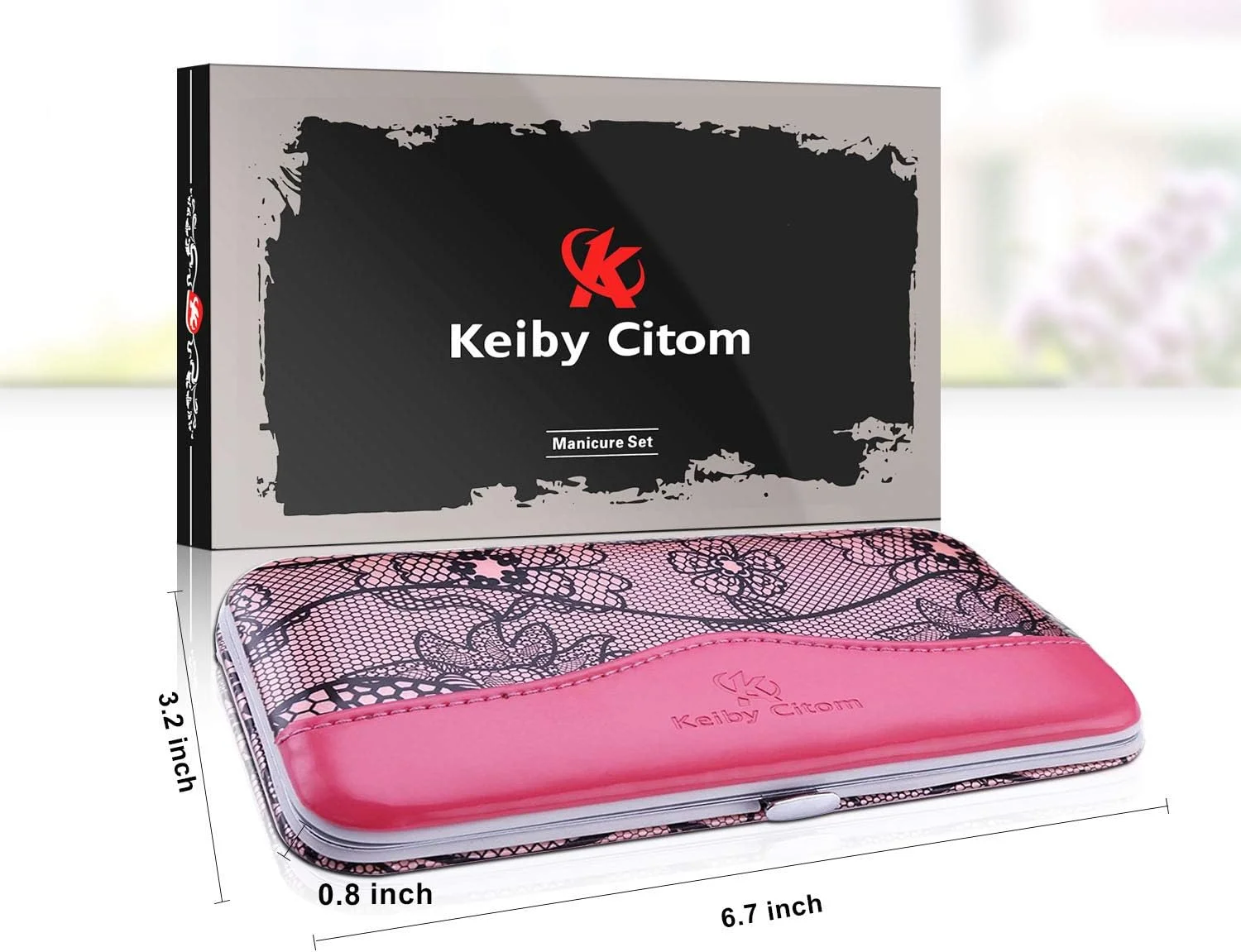 ست حرفه ای قیچی ناخن استیل ضد زنگ، ابزار ناخن، ست مانیکور و پدیکور 12 تکه - کیت مسافرتی و نظافت با کیف لوکس (صورتی) ست حرفه ای قیچی ناخن استیل ضد زنگ، ابزار ناخن، ست مانیکور و پدیکور 12 تکه - کیت مسافرتی و نظافت با کیف لوکس (صورتی)