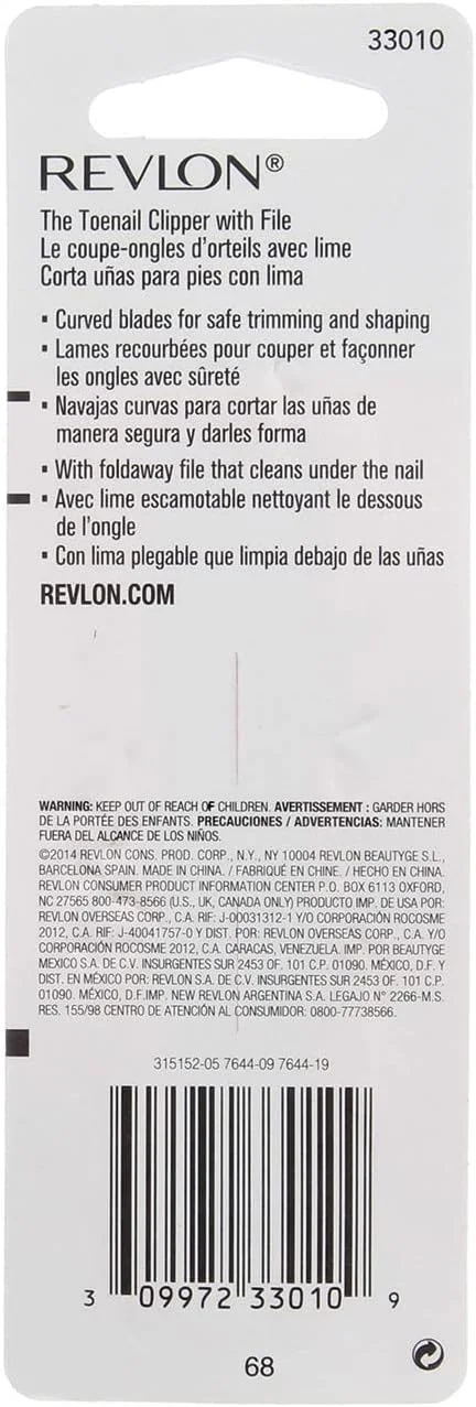 ناخن گیر پا رولون، 1 عدد (بسته 2 عددی) ناخن گیر پا رولون، 1 عدد (بسته 2 عددی)