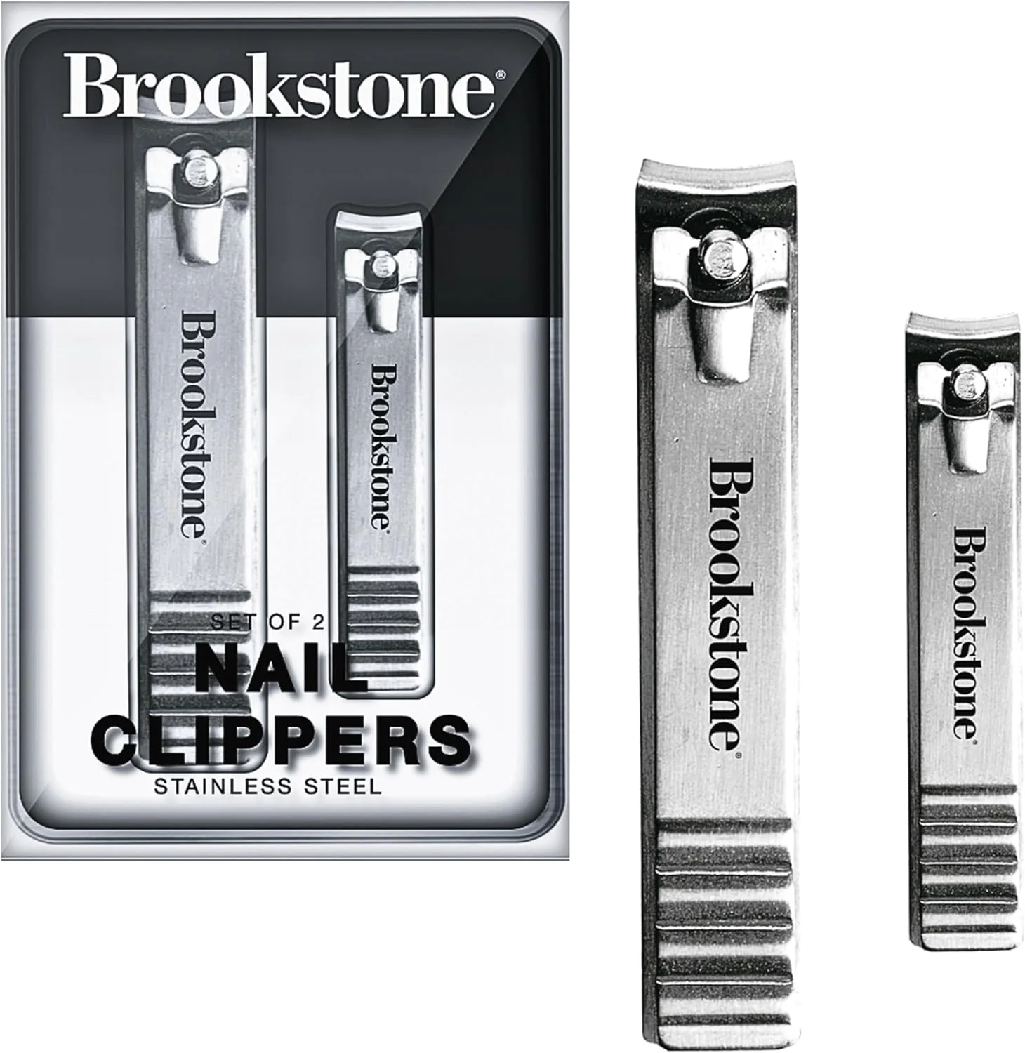 ست ناخن گیر براکستون برای آقایان و بانوان - ناخن گیر و قیچی ناخن استیل ضد زنگ ممتاز، ست پیرایش دقیق شامل دو ناخن گیر و کیف ست ناخن گیر براکستون برای آقایان و بانوان - ناخن گیر و قیچی ناخن استیل ضد زنگ ممتاز، ست پیرایش دقیق شامل دو ناخن گیر و کیف