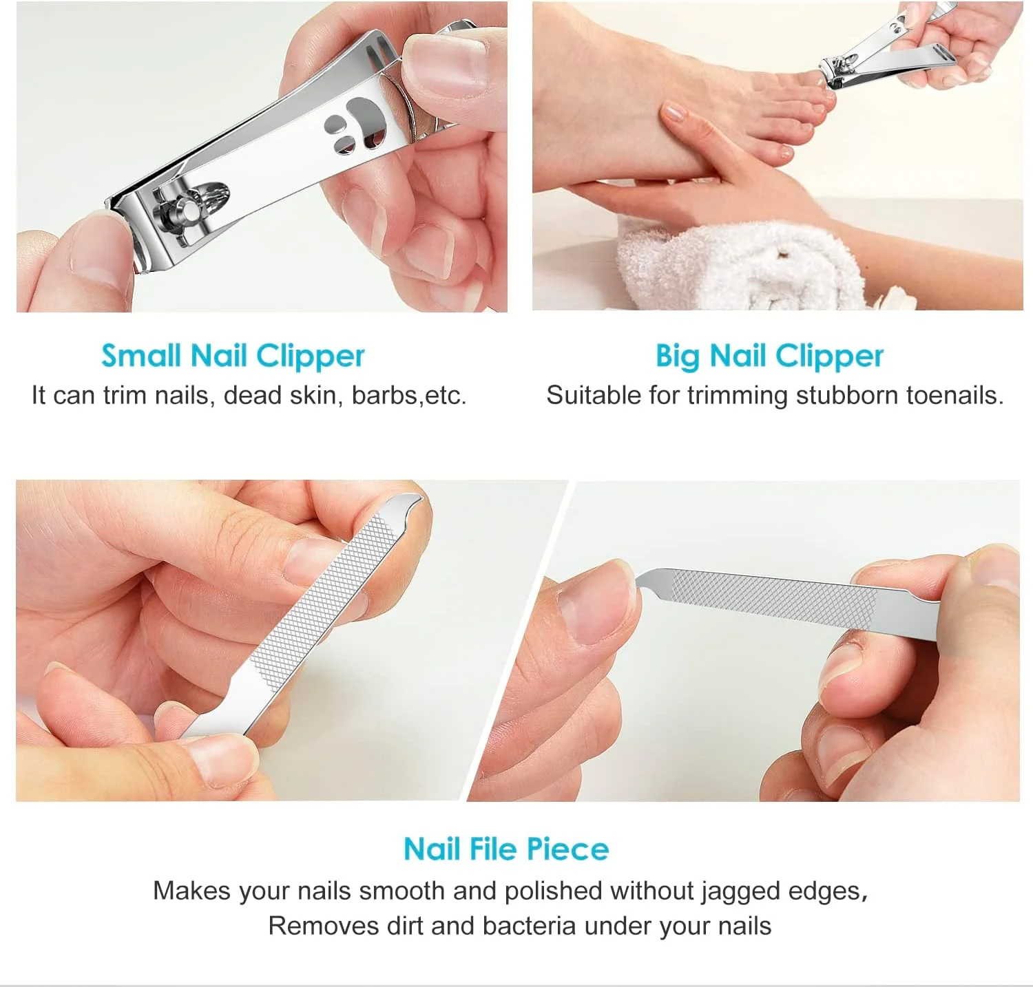 ناخن گیر لانگزون، ست 2 عددی ناخن گیر استیل ضد زنگ، ناخن گیر انگشتان دست و پا، مناسب برای آقایان و بانوان ناخن گیر لانگزون، ست 2 عددی ناخن گیر استیل ضد زنگ، ناخن گیر انگشتان دست و پا، مناسب برای آقایان و بانوان