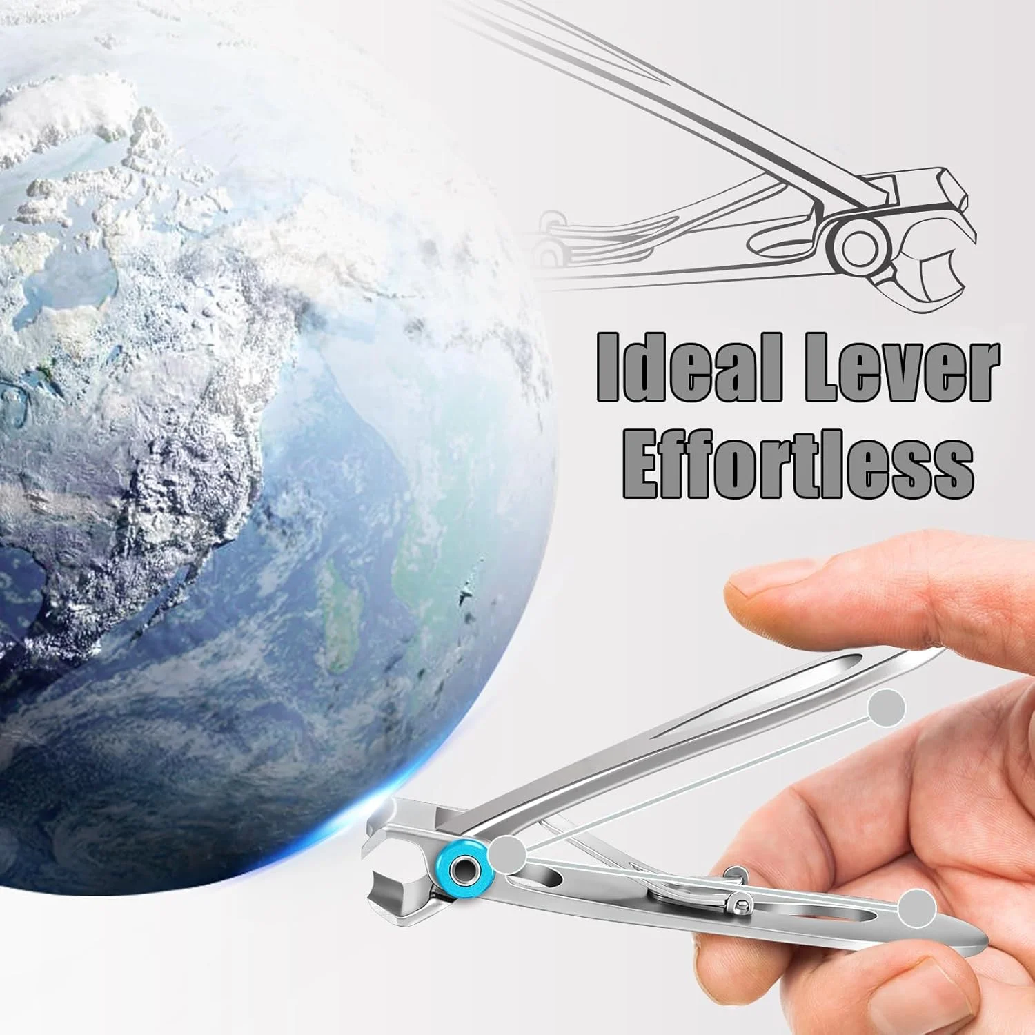 ناخن گیر به همراه سوهان ناخن، ناخن گیر بزرگ برای ناخن های ضخیم با دهانه پهن، تیغه خمیده تیز، ناخن گیر بادوام و قیچی اصلاح ناخن برای آقایان و سالمندان ناخن گیر به همراه سوهان ناخن، ناخن گیر بزرگ برای ناخن های ضخیم با دهانه پهن، تیغه خمیده تیز، ناخن گیر بادوام و قیچی اصلاح ناخن برای آقایان و سالمندان