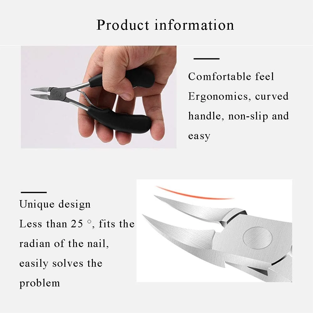 ست ناخن گیر، مناسب برای همه، برای ناخن های ضخیم، ناخن های فرو رفته در گوشت، استفاده برای پارونیشیا، دسته رزینی راحت، ناخن گیرهای قدرتمند (قرمز) ست ناخن گیر، مناسب برای همه، برای ناخن های ضخیم، ناخن های فرو رفته در گوشت، استفاده برای پارونیشیا، دسته رزینی راحت، ناخن گیرهای قدرتمند (قرمز)