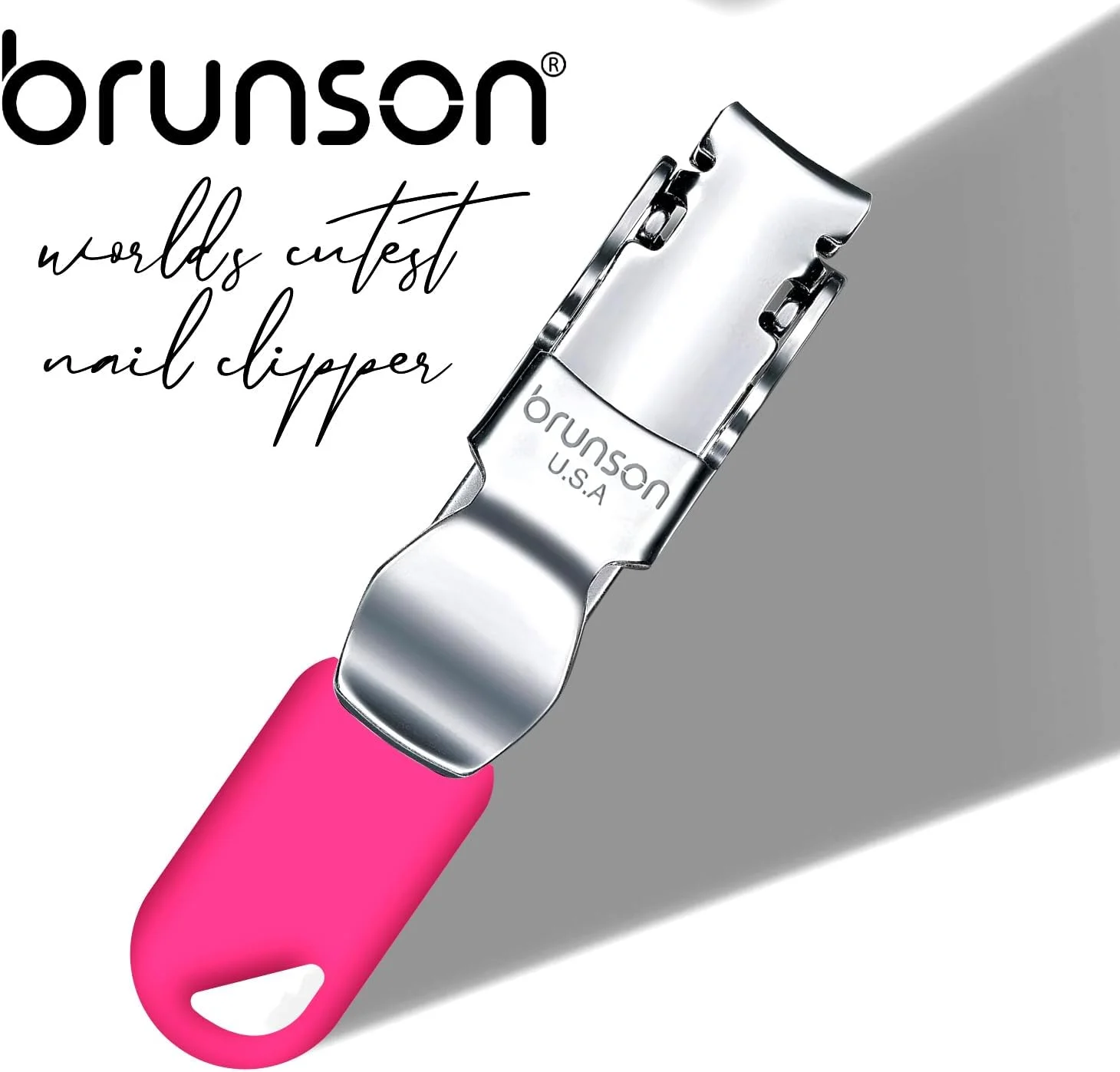 ناخن گیر برانسون - ناخن گیر استیل ضد زنگ با دسته دارای گریپ، ابزار حرفه ای برای پیرایش ناخن های دست و پا، مناسب برای خانم ها، آقایان و کودکان - تیغه تیز با ماندگاری بالا (صورتی) ناخن گیر برانسون - ناخن گیر استیل ضد زنگ با دسته دارای گریپ، ابزار حرفه ای برای پیرایش ناخن های دست و پا، مناسب برای خانم ها، آقایان و کودکان - تیغه تیز با ماندگاری بالا (صورتی)