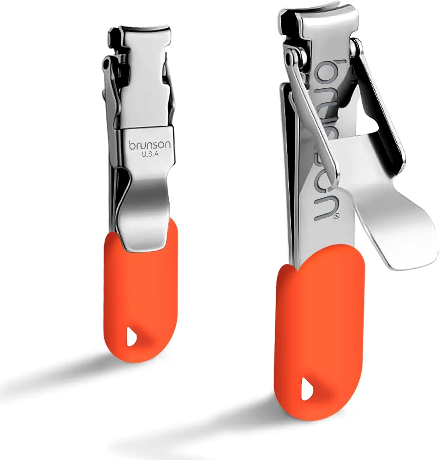 ناخن گیر برونسون - ناخن گیر استیل ضد زنگ با دسته ارگونومیک، مناسب برای مانیکور و پدیکور خانم ها، آقایان و کودکان - تیغه تیز با دوام (نارنجی) ناخن گیر برونسون - ناخن گیر استیل ضد زنگ با دسته ارگونومیک، مناسب برای مانیکور و پدیکور خانم ها، آقایان و کودکان - تیغه تیز با دوام (نارنجی)