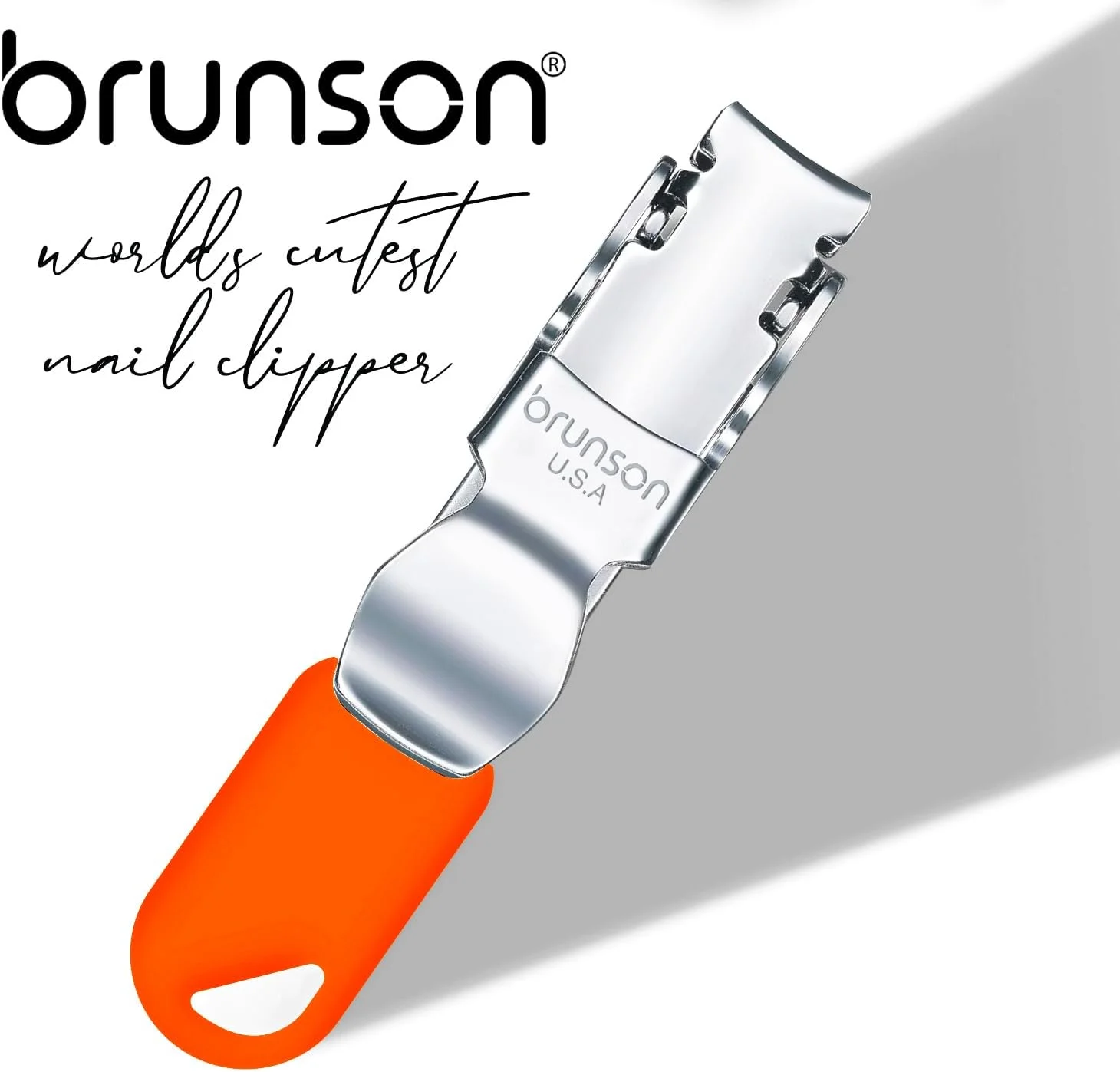 ناخن گیر برونسون - ناخن گیر استیل ضد زنگ با دسته ارگونومیک، مناسب برای مانیکور و پدیکور خانم ها، آقایان و کودکان - تیغه تیز با دوام (نارنجی) ناخن گیر برونسون - ناخن گیر استیل ضد زنگ با دسته ارگونومیک، مناسب برای مانیکور و پدیکور خانم ها، آقایان و کودکان - تیغه تیز با دوام (نارنجی)