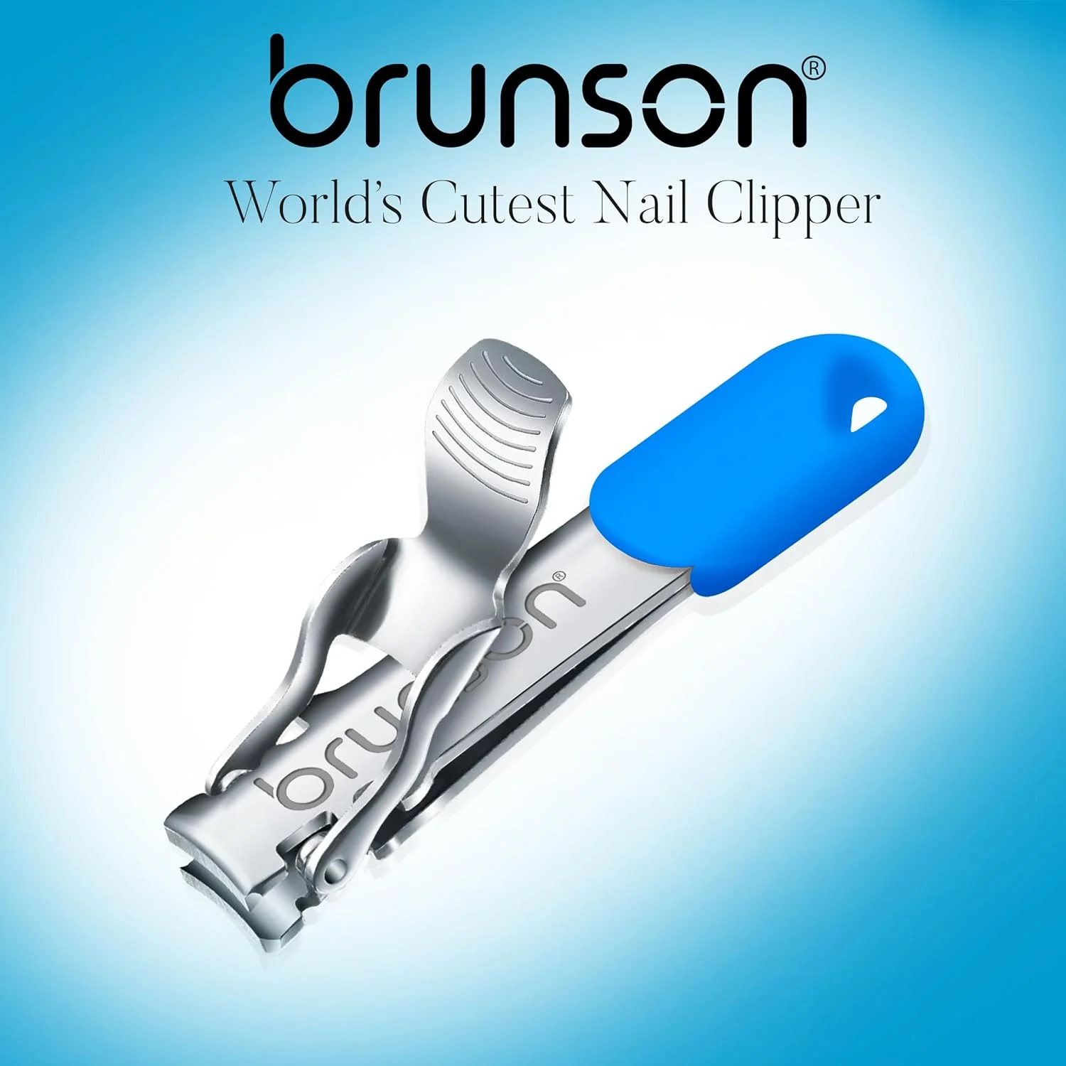 ناخن گیر برونسون - ناخن گیر استیل ضد زنگ با دسته محکم، مناسب برای مانیکور و پدیکور خانم ها، آقایان و کودکان - تیغه تیز بادوام (آبی) ناخن گیر برونسون - ناخن گیر استیل ضد زنگ با دسته محکم، مناسب برای مانیکور و پدیکور خانم ها، آقایان و کودکان - تیغه تیز بادوام (آبی)