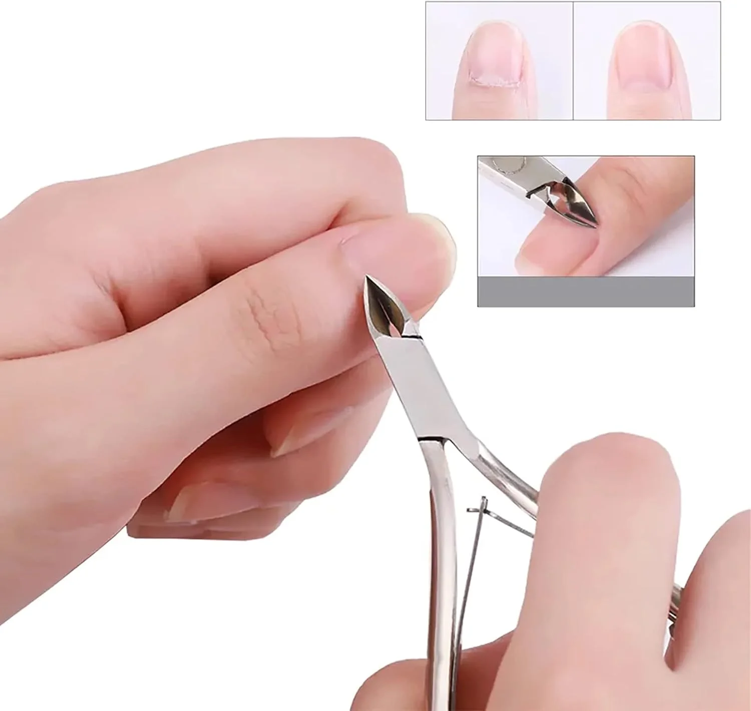 انبرک استیل ضد زنگ برانسون برای پوست و ناخن انبرک استیل ضد زنگ برانسون برای پوست و ناخن