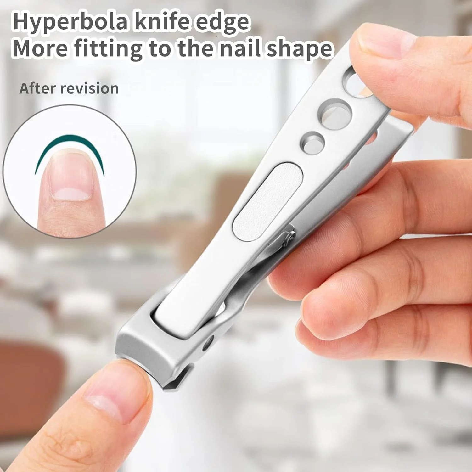 ناخن گیر دهانه باز MAKINGTEC، ناخن گیر استیل ضد زنگ سنگین برای ناخن های ضخیم، ناخن گیر برای مردان و سالمندان ناخن گیر دهانه باز MAKINGTEC، ناخن گیر استیل ضد زنگ سنگین برای ناخن های ضخیم، ناخن گیر برای مردان و سالمندان