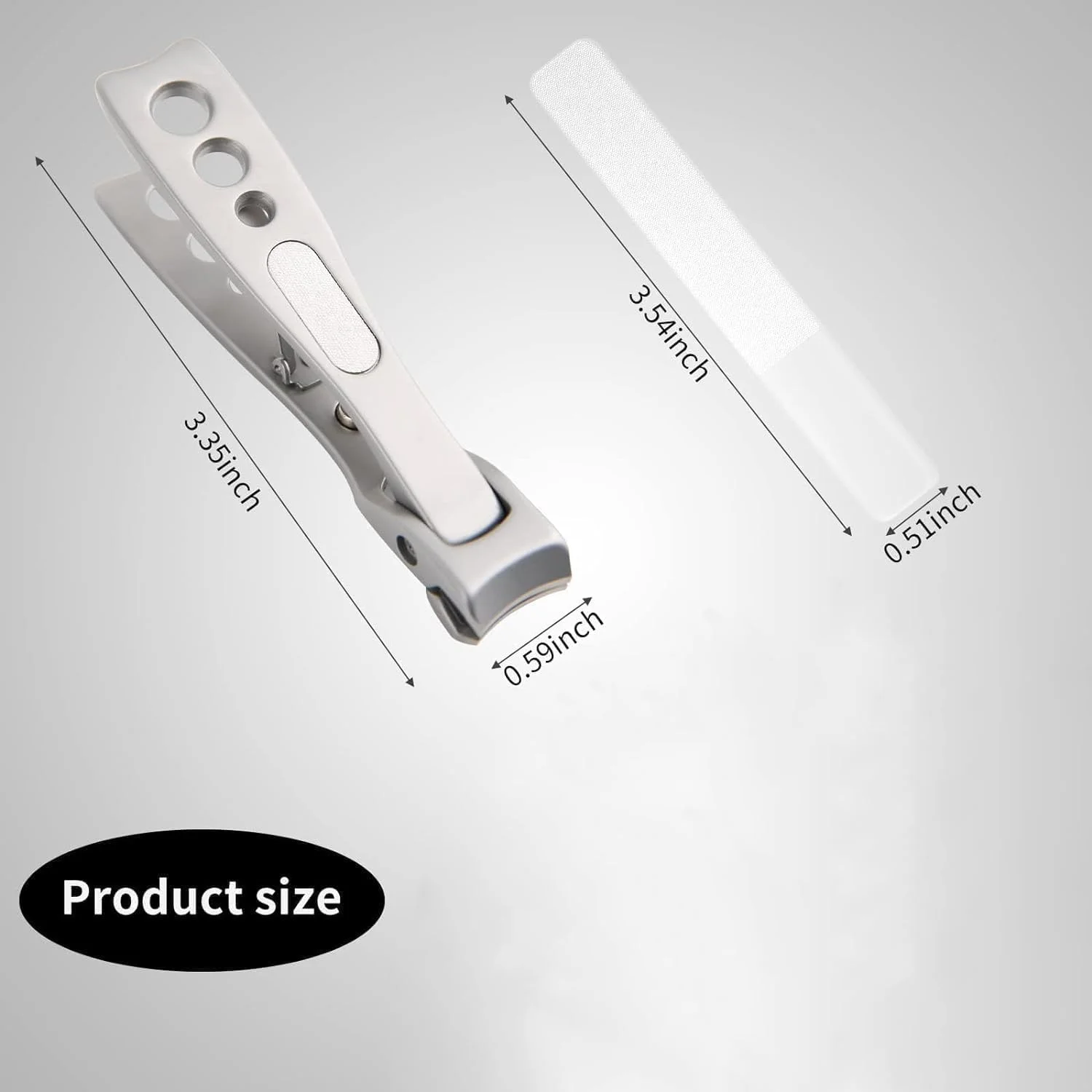 ناخن گیر دهانه باز MAKINGTEC، ناخن گیر استیل ضد زنگ سنگین برای ناخن های ضخیم، ناخن گیر برای مردان و سالمندان ناخن گیر دهانه باز MAKINGTEC، ناخن گیر استیل ضد زنگ سنگین برای ناخن های ضخیم، ناخن گیر برای مردان و سالمندان