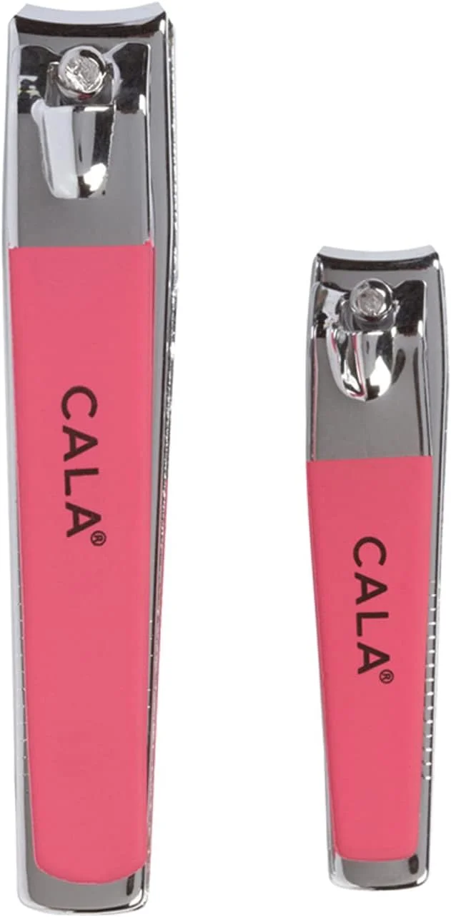 ست دو عددی ناخن گیر مرجانی با روکش نرم کالا ست دو عددی ناخن گیر مرجانی با روکش نرم کالا