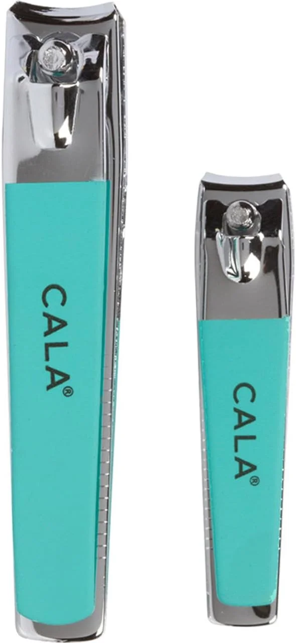 ست دو عددی ناخن گیر کالا با روکش نرم و رنگ نعنایی ست دو عددی ناخن گیر کالا با روکش نرم و رنگ نعنایی