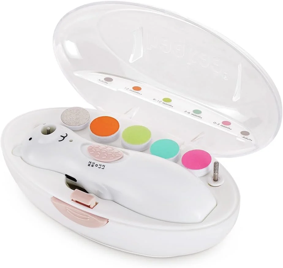 ست سوهان ناخن شارژی خرسی هاآکا هاپی – سوهان ناخن برقی کودک – ناخن گیر/سوهان ناخن کودک – فوق العاده کم صدا و دارای چراغ های LED ست سوهان ناخن شارژی خرسی هاآکا هاپی – سوهان ناخن برقی کودک – ناخن گیر/سوهان ناخن کودک – فوق العاده کم صدا و دارای چراغ های LED