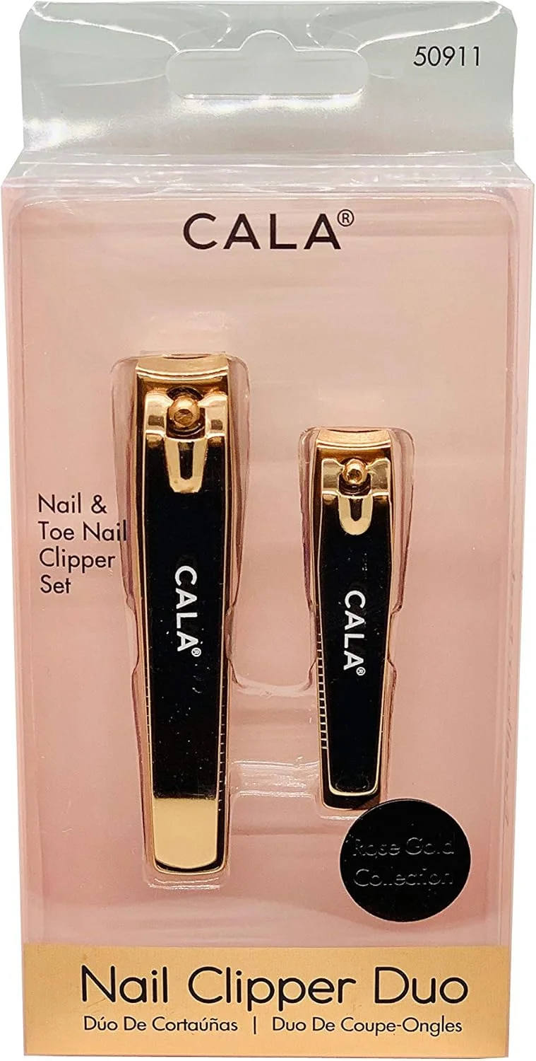 ست دو عددی ناخن گیر طلایی رُز کالا