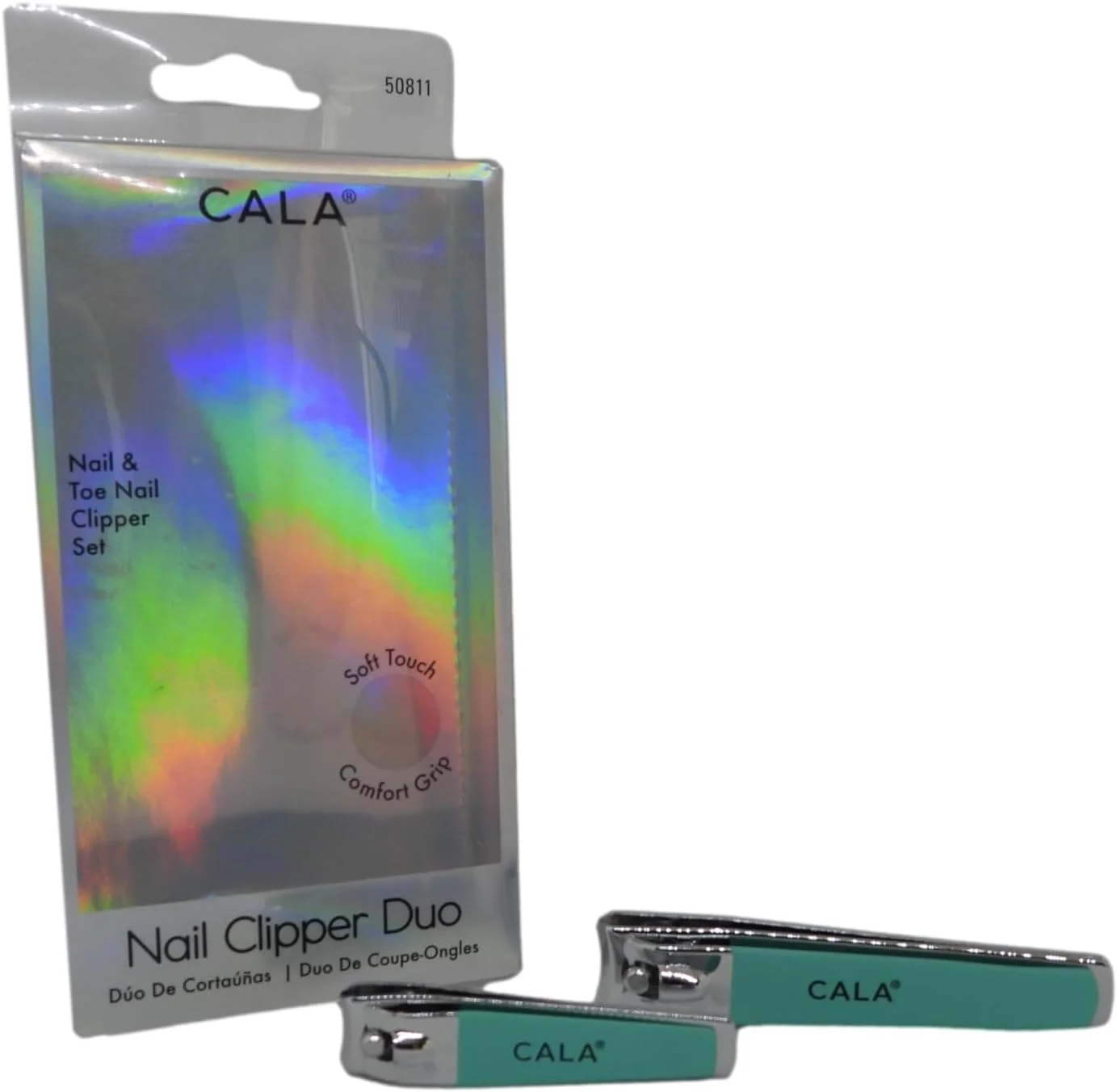 ست دو عددی ناخن گیر کالا با روکش نرم و رنگ نعنایی ست دو عددی ناخن گیر کالا با روکش نرم و رنگ نعنایی