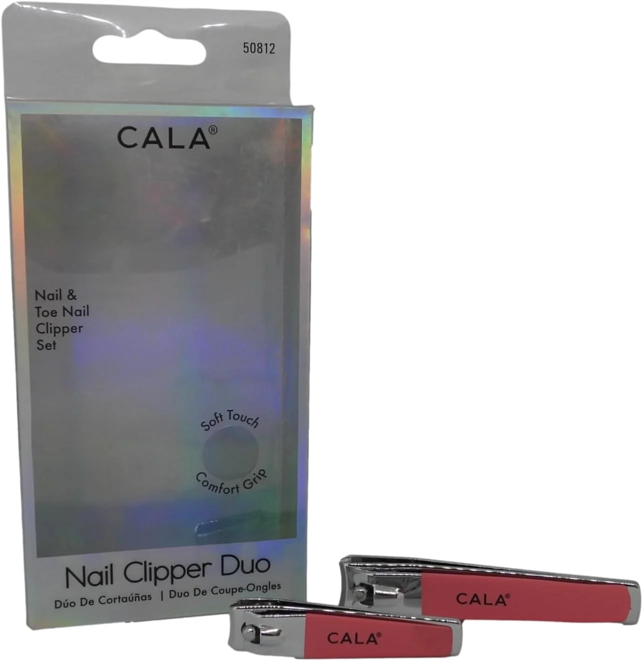 ست دو عددی ناخن گیر مرجانی با روکش نرم کالا ست دو عددی ناخن گیر مرجانی با روکش نرم کالا