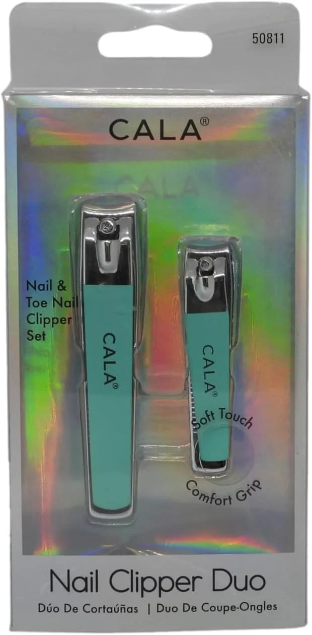 ست دو عددی ناخن گیر کالا با روکش نرم و رنگ نعنایی ست دو عددی ناخن گیر کالا با روکش نرم و رنگ نعنایی