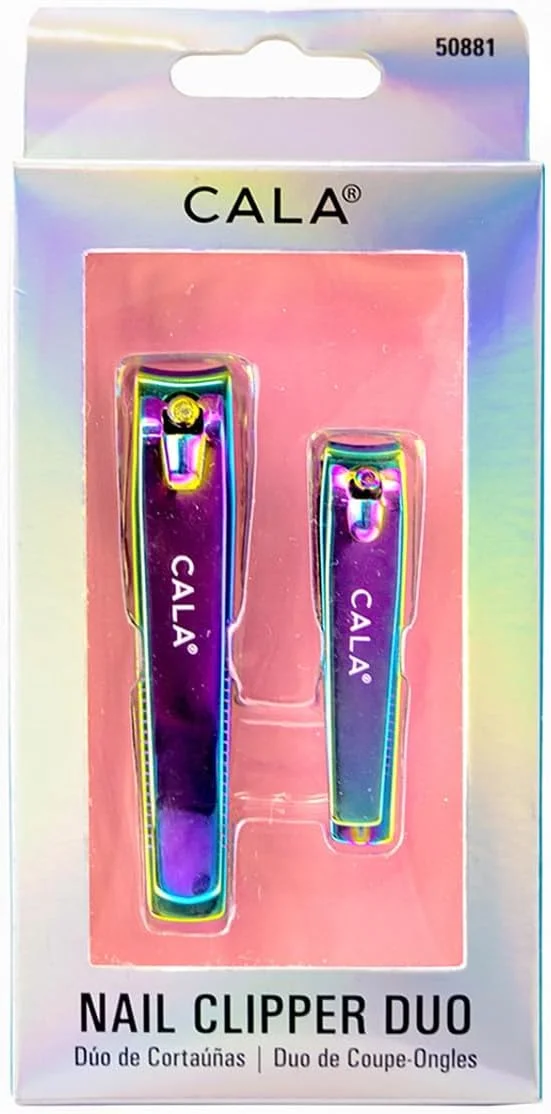 ست دو عددی ناخن گیر رنگین کمانی کالا