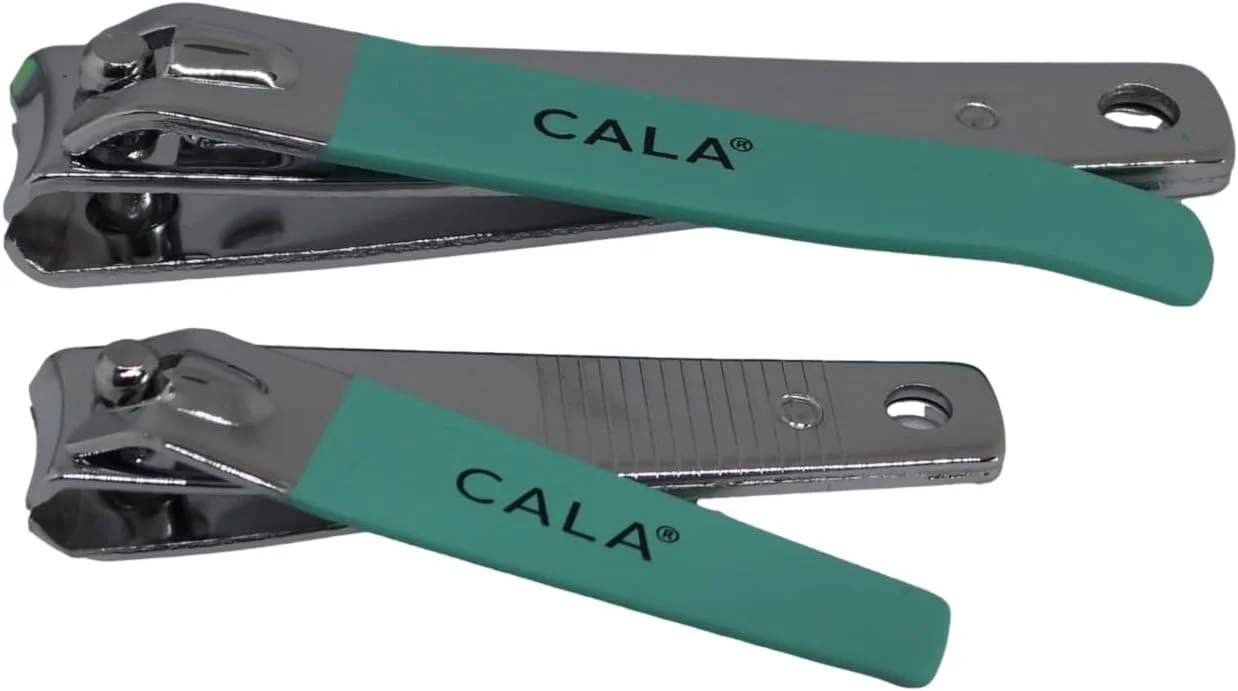 ست دو عددی ناخن گیر کالا با روکش نرم و رنگ نعنایی ست دو عددی ناخن گیر کالا با روکش نرم و رنگ نعنایی