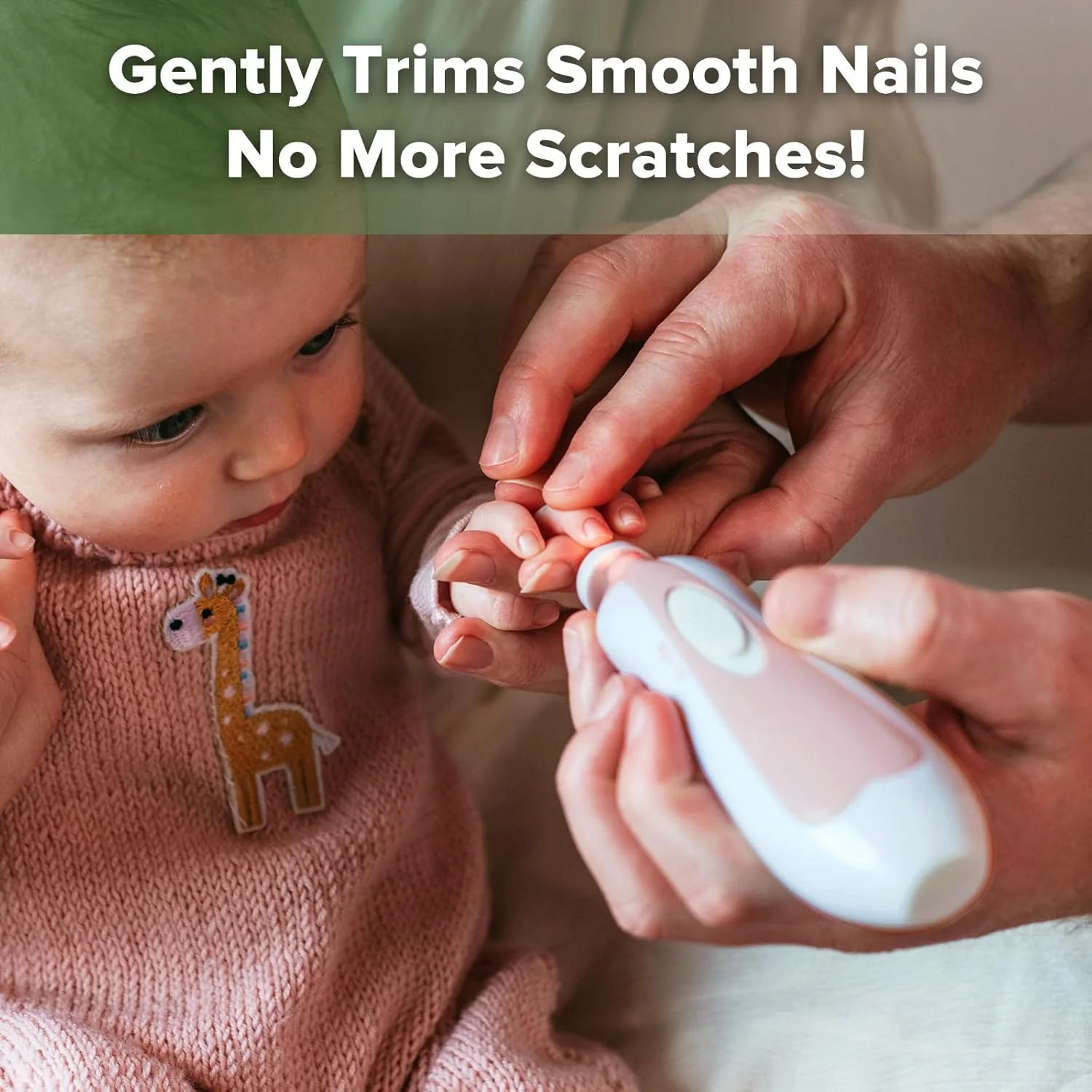 ست مانیکور کودک هاآکا، ناخن گیر برقی نوزاد، مناسب برای مراقبت از ناخن دست و پای نوزادان، کودکان نوپا و بزرگسالان به همراه 4 پد تعویضی اضافی - مدل جدید ست مانیکور کودک هاآکا، ناخن گیر برقی نوزاد، مناسب برای مراقبت از ناخن دست و پای نوزادان، کودکان نوپا و بزرگسالان به همراه 4 پد تعویضی اضافی - مدل جدید