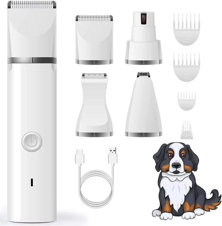 ست اصلاح موی سگ KASTWAVE - ماشین اصلاح کم صدا - ست قابل شارژ حیوانات خانگی - ماشین اصلاح ناخن بی سیم و آرام برای سگ، گربه و سایر حیوانات خانگی ست اصلاح موی سگ KASTWAVE - ماشین اصلاح کم صدا - ست قابل شارژ حیوانات خانگی - ماشین اصلاح ناخن بی سیم و آرام برای سگ، گربه و سایر حیوانات خانگی