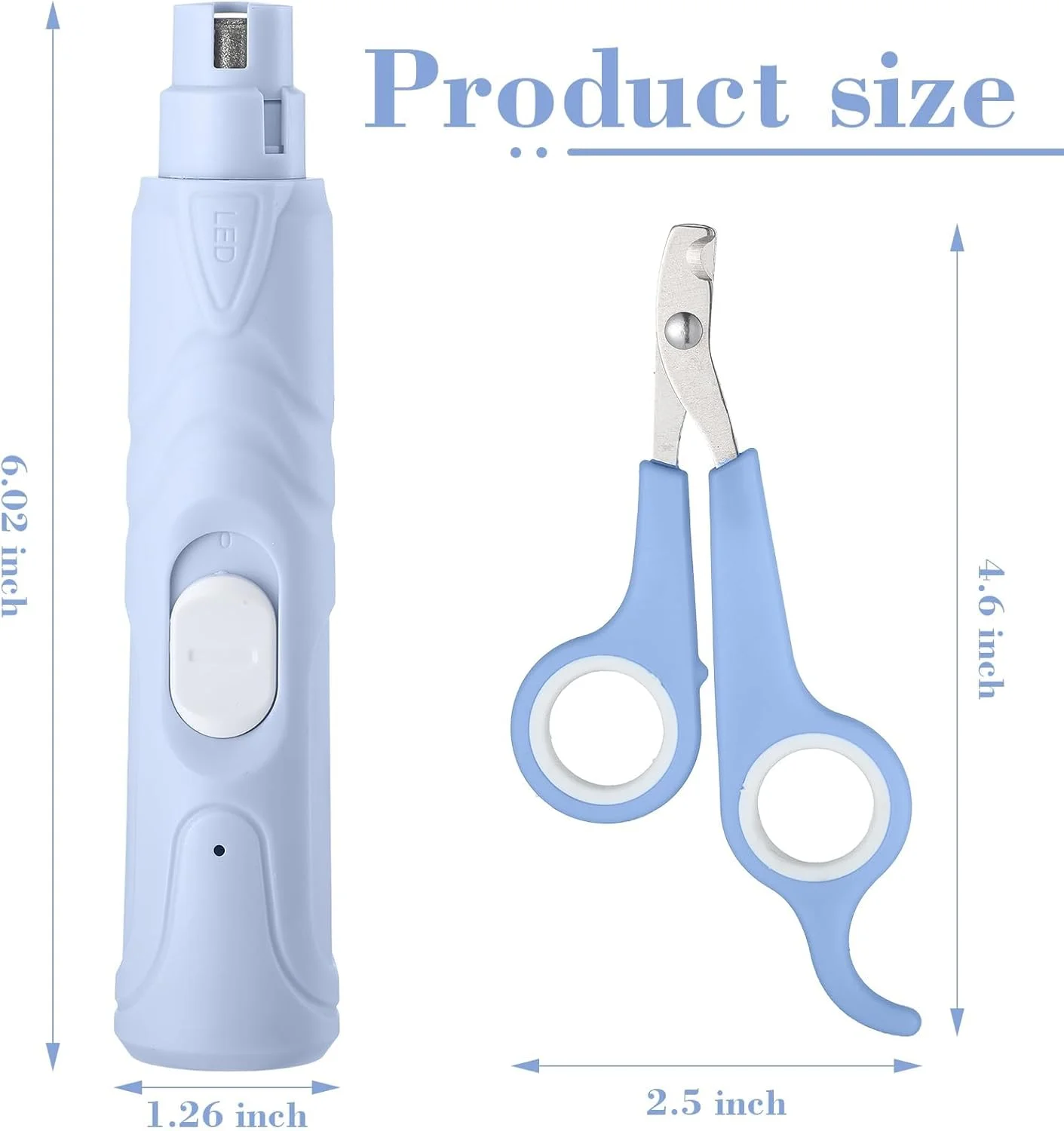 ست دو عددی سوهان و قیچی ناخن پرندگان با چراغ LED - ابزار پیرایش ناخن پرندگان ایمن و آسان برای طوطی ها، مرغ عشق ها، پاراکیت ها، کانورها، فنچ ها، مرغ مینا ست دو عددی سوهان و قیچی ناخن پرندگان با چراغ LED - ابزار پیرایش ناخن پرندگان ایمن و آسان برای طوطی ها، مرغ عشق ها، پاراکیت ها، کانورها، فنچ ها، مرغ مینا