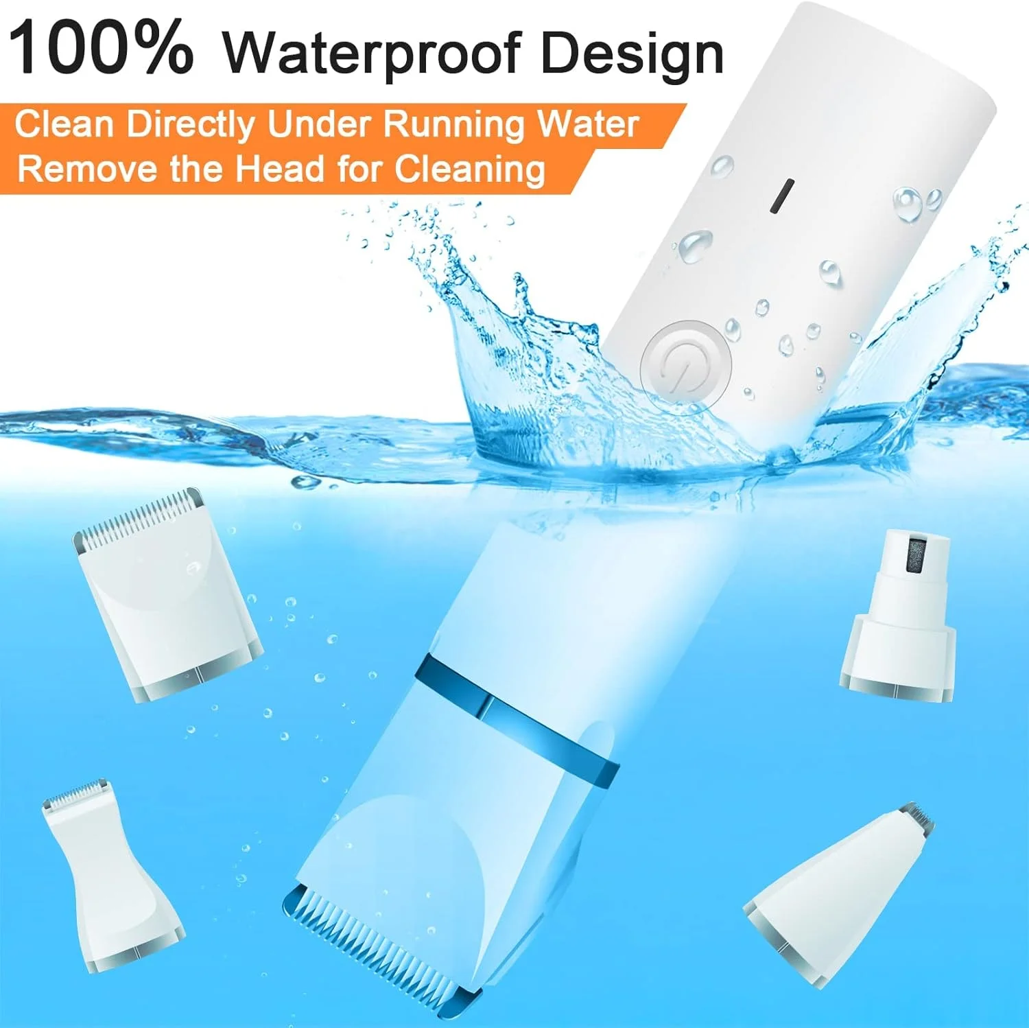 ست اصلاح موی سگ KASTWAVE - ماشین اصلاح کم صدا - ست قابل شارژ حیوانات خانگی - ماشین اصلاح ناخن بی سیم و آرام برای سگ، گربه و سایر حیوانات خانگی ست اصلاح موی سگ KASTWAVE - ماشین اصلاح کم صدا - ست قابل شارژ حیوانات خانگی - ماشین اصلاح ناخن بی سیم و آرام برای سگ، گربه و سایر حیوانات خانگی