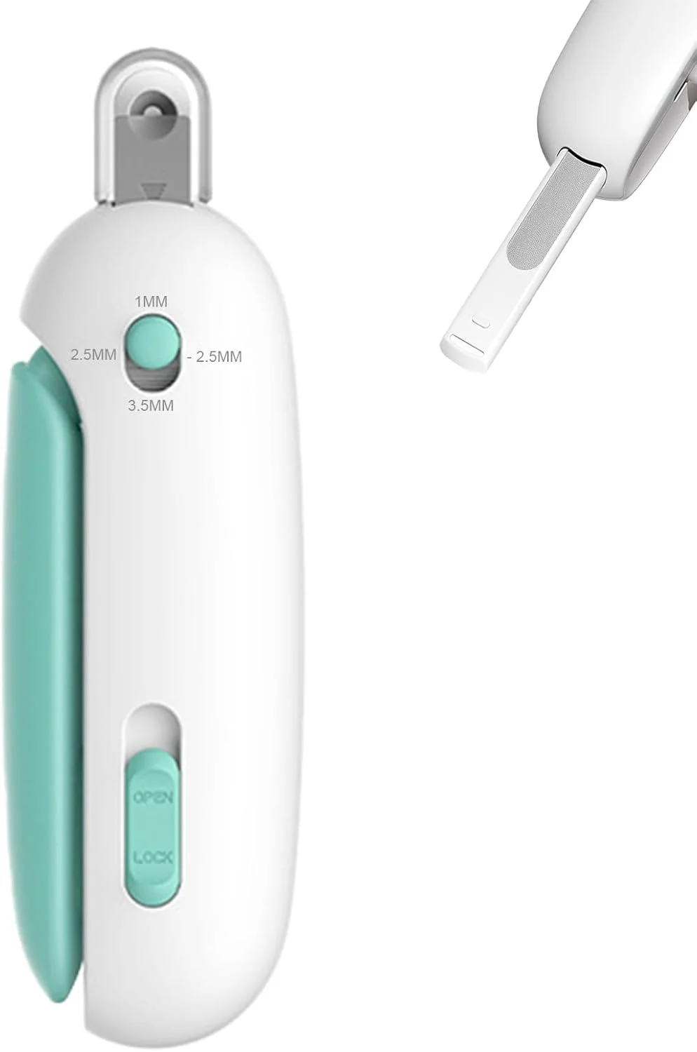 ناخن گیر گربه برای کوتاه کردن ملایم، اندازه قابل تنظیم، تیغه های سوراخ دار گرد، دارای محفظه گرد و غبار، سوهان ناخن مخفی، ابزار پیرایش حیوانات خانگی برای مراقبت ایمن و محبت آمیز (آبی) ناخن گیر گربه برای کوتاه کردن ملایم، اندازه قابل تنظیم، تیغه های سوراخ دار گرد، دارای محفظه گرد و غبار، سوهان ناخن مخفی، ابزار پیرایش حیوانات خانگی برای مراقبت ایمن و محبت آمیز (آبی)