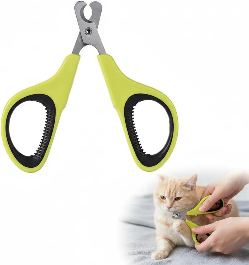 ناخن گیر حیوانات خانگی، قیچی ناخن سگ و گربه از جنس استیل ضد زنگ، طراحی ارگونومیک با انحنای 20 درجه برای آراستگی، جنس ABS + TPR، ابعاد 95x65x8 میلی متر (رنگ زرد و مشکی) ناخن گیر حیوانات خانگی، قیچی ناخن سگ و گربه از جنس استیل ضد زنگ، طراحی ارگونومیک با انحنای 20 درجه برای آراستگی، جنس ABS + TPR، ابعاد 95x65x8 میلی متر (رنگ زرد و مشکی)