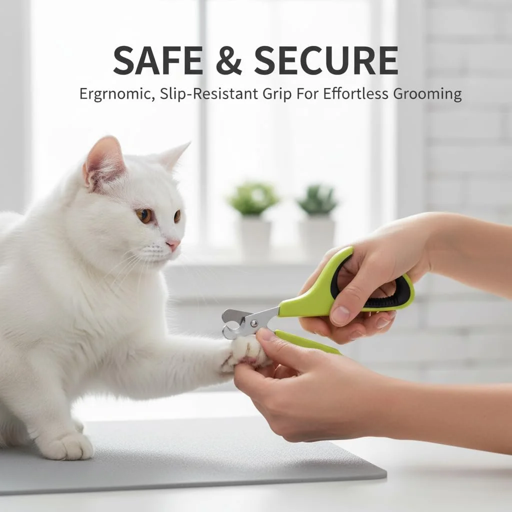 ناخن گیر حیوانات خانگی، قیچی ناخن سگ و گربه از جنس استیل ضد زنگ، طراحی ارگونومیک با انحنای 20 درجه برای آراستگی، جنس ABS + TPR، ابعاد 95x65x8 میلی متر (رنگ زرد و مشکی) ناخن گیر حیوانات خانگی، قیچی ناخن سگ و گربه از جنس استیل ضد زنگ، طراحی ارگونومیک با انحنای 20 درجه برای آراستگی، جنس ABS + TPR، ابعاد 95x65x8 میلی متر (رنگ زرد و مشکی)