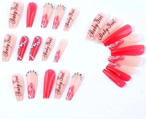 MAKINGTEC ناخن مصنوعی طرح گل، ۲۴ عددی، مربعی کوتاه، طرح فرانسوی، پوشش کامل، مناسب برای چسباندن، مناسب برای طراحی ناخن آکریلیک زنانه و دخترانه (C, B) MAKINGTEC ناخن مصنوعی طرح گل، ۲۴ عددی، مربعی کوتاه، طرح فرانسوی، پوشش کامل، مناسب برای چسباندن، مناسب برای طراحی ناخن آکریلیک زنانه و دخترانه (C, B)