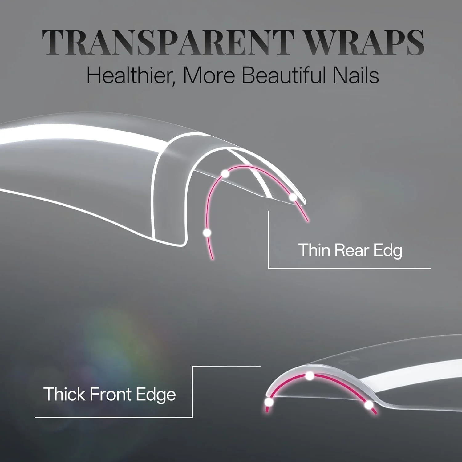 1000 عدد ناخن مصنوعی نیمه پوشش، 10 سایز، مناسب طراحی ناخن در منزل و سالن (شفاف + طبیعی) 1000 عدد ناخن مصنوعی نیمه پوشش، 10 سایز، مناسب طراحی ناخن در منزل و سالن (شفاف + طبیعی)