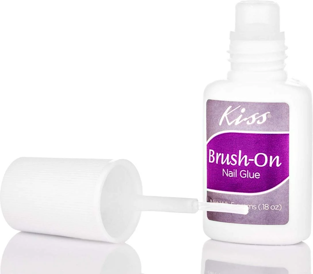 چسب ناخن برس دار کیس (1) - مناسب برای ناخن های مصنوعی، تیپ، روکش و ناخن های طبیعی - استفاده آسان مانند لاک - اتصال و ترمیم قوی - DGBGL02