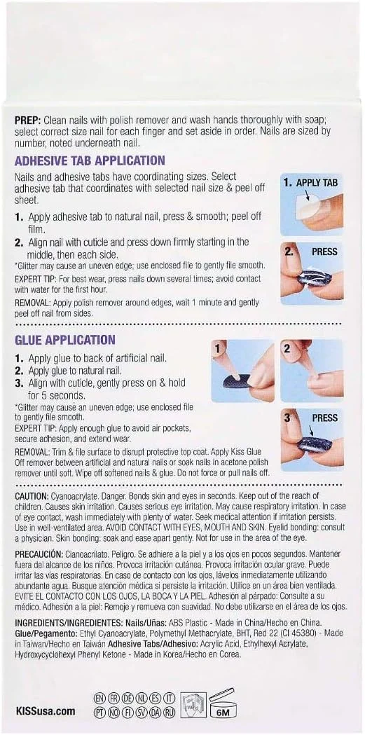 ناخن مصنوعی ژله ای چسبی صورتی با 24 چسب فوق العاده، چوب مانیکور، سوهان کوچک و 28 ناخن مصنوعی