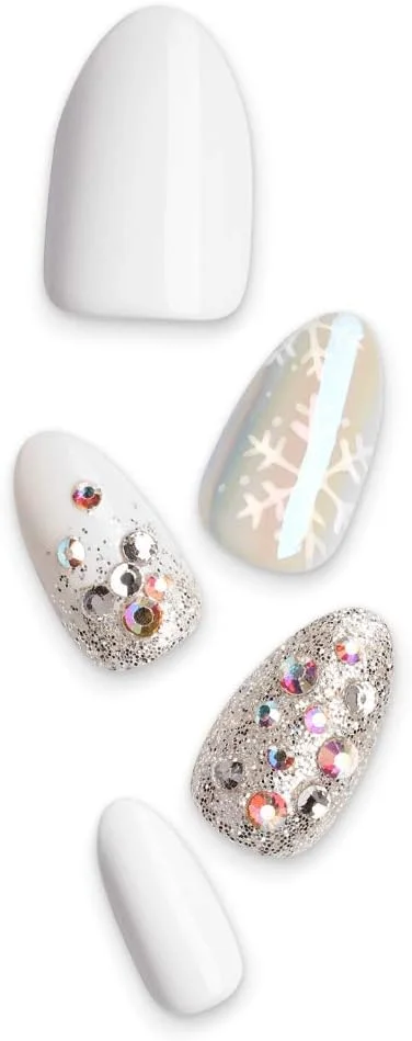 کالکشن لاک ناخن مصنوعی چسبی نسخه محدود تعطیلات KISS imPRESS Couture، ناخن های مصنوعی متوسط، طرح 'Blessed'، به همراه پد آماده سازی، سوهان کوچک، چوبچه کوتیکول و 30 عدد ناخن مصنوعی کالکشن لاک ناخن مصنوعی چسبی نسخه محدود تعطیلات KISS imPRESS Couture، ناخن های مصنوعی متوسط، طرح 'Blessed'، به همراه پد آماده سازی، سوهان کوچک، چوبچه کوتیکول و 30 عدد ناخن مصنوعی