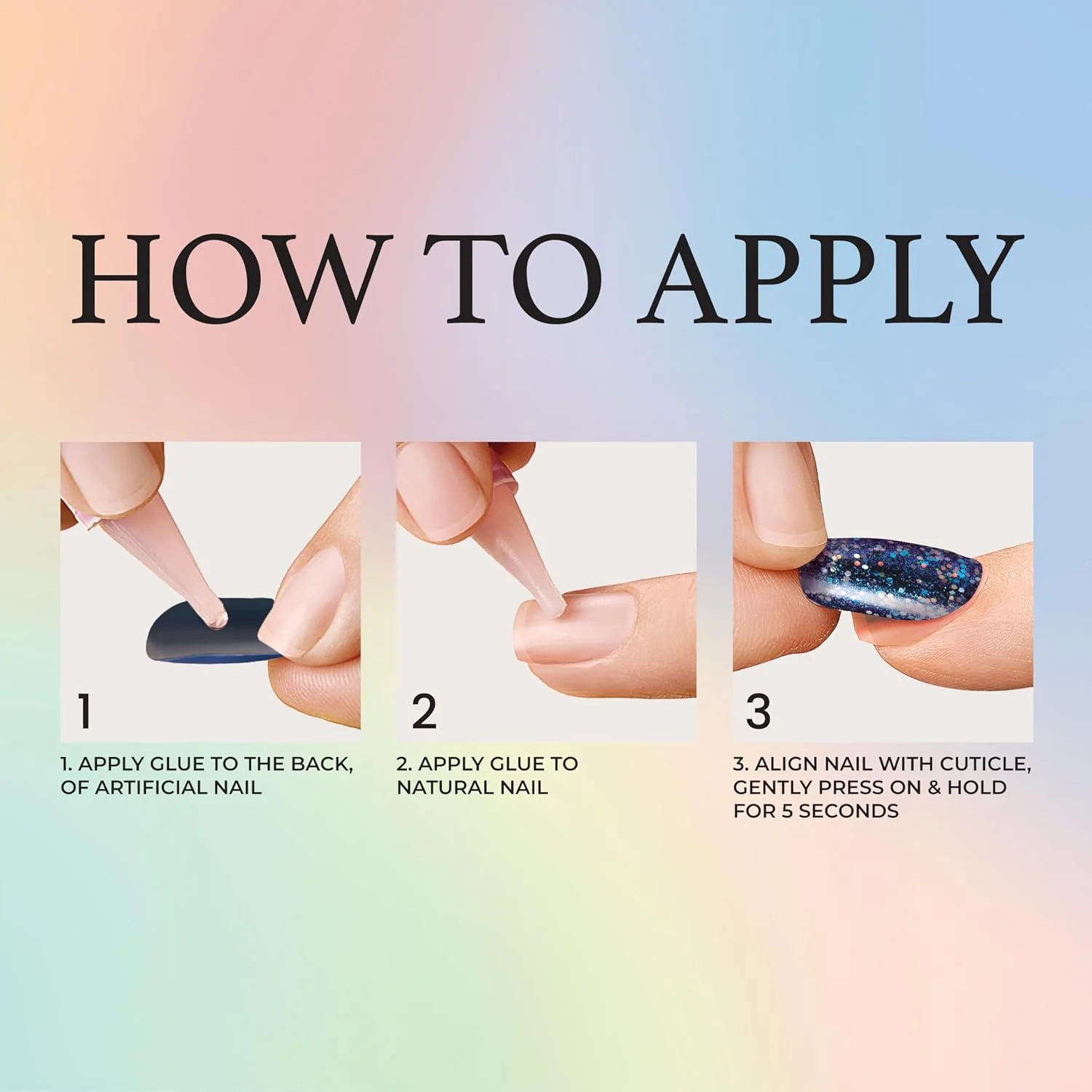 ناخن های فانتزی شیک کیس - قد متوسط FV21C