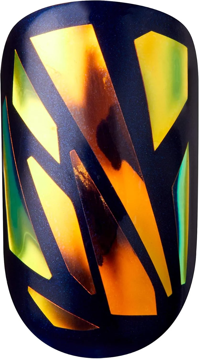 ناخن مصنوعی Glam Fantasy KISS مدل KGF01، آبی، 28 عددی