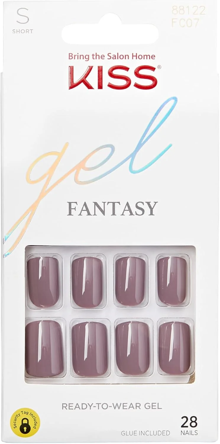 ناخن مصنوعی ژلی فانتزی آماده استفاده، کوتاه، مربعی - حس موقت، ضد لک، ضد آب، بدون نیاز به خشک شدن، بادوام، انعطاف پذیر، مانیکور DIY، کیفیت سالن، ماندگاری طولانی | 28 عدد