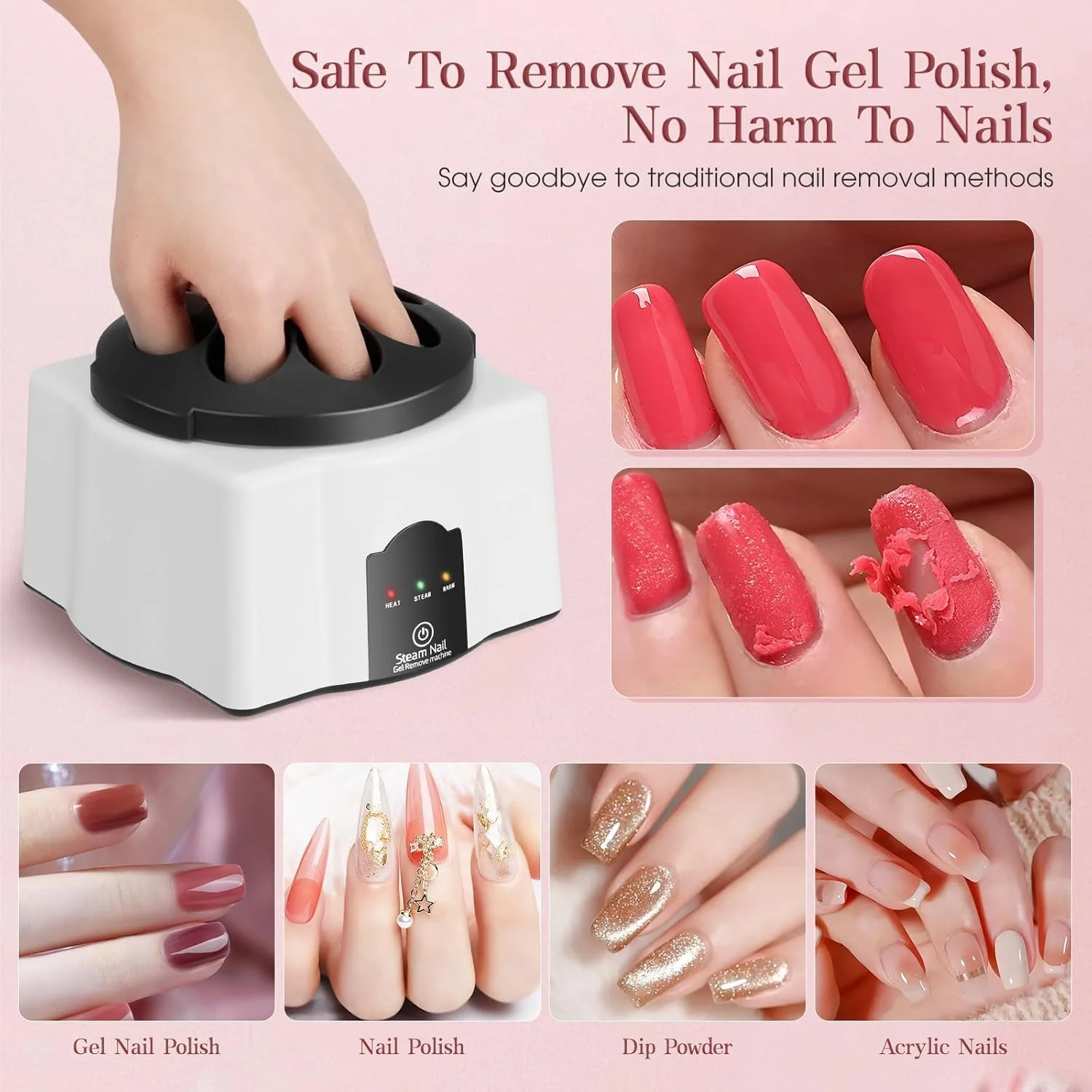 کاسه برقی خیساندن ناخن، کاسه مانیکور با کنترل لمسی و گرمایش سریع 36 وات برای پاک کردن لاک ژل، اکریلیک، پودر دیپ، ابزار گرم کننده قابل حمل ناخن برای استفاده در سالن و منزل کاسه برقی خیساندن ناخن، کاسه مانیکور با کنترل لمسی و گرمایش سریع 36 وات برای پاک کردن لاک ژل، اکریلیک، پودر دیپ، ابزار گرم کننده قابل حمل ناخن برای استفاده در سالن و منزل