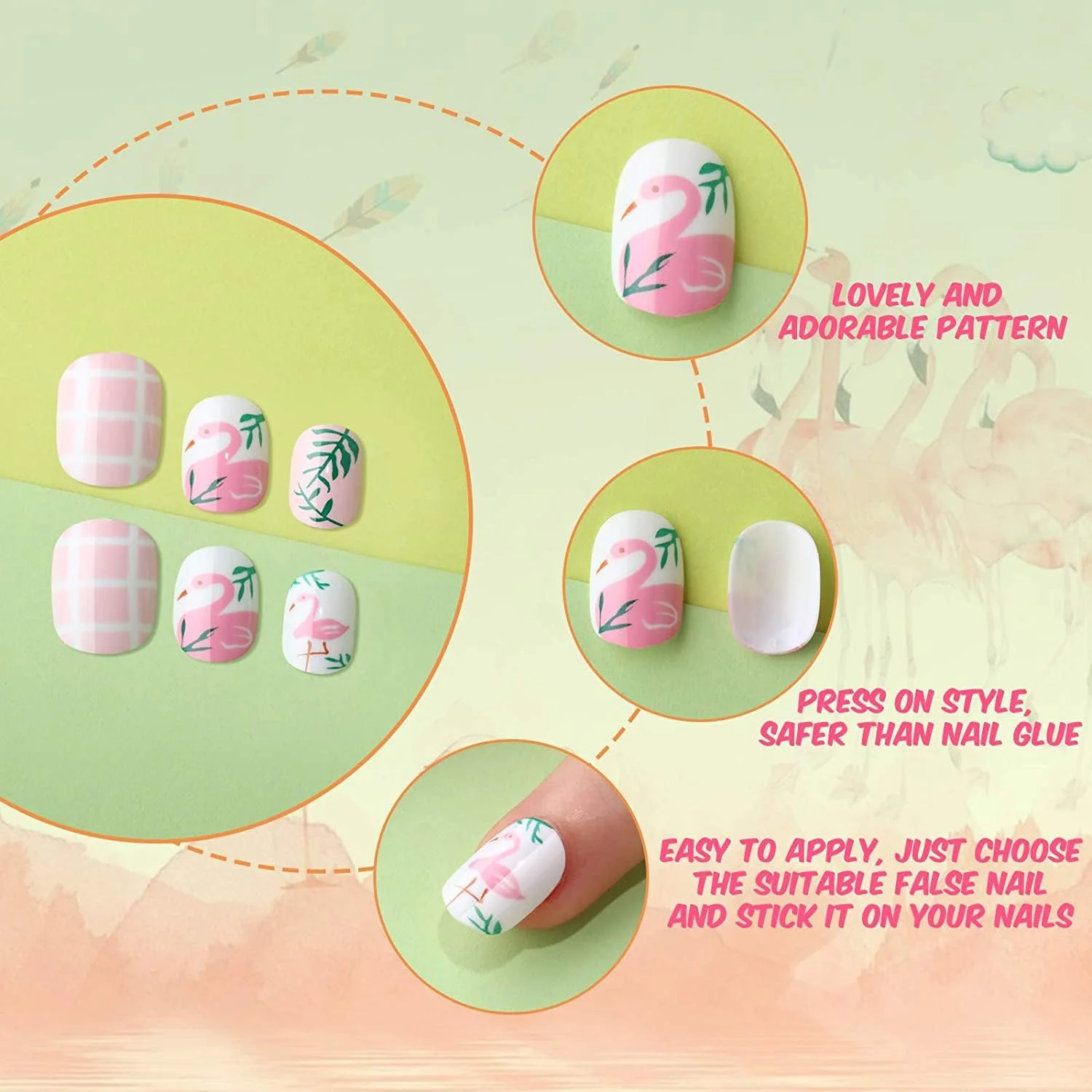 ناخن مصنوعی بچگانه، ناخن مصنوعی چسبی برای کودکان، طرح کارتونی، پوشش کامل، ناخن کوتاه، ناخن مصنوعی برای کودکان، برچسب ناخن مصنوعی از قبل چسبانده شده برای طراحی ناخن دخترانه (120 عدد) ناخن مصنوعی بچگانه، ناخن مصنوعی چسبی برای کودکان، طرح کارتونی، پوشش کامل، ناخن کوتاه، ناخن مصنوعی برای کودکان، برچسب ناخن مصنوعی از قبل چسبانده شده برای طراحی ناخن دخترانه (120 عدد)