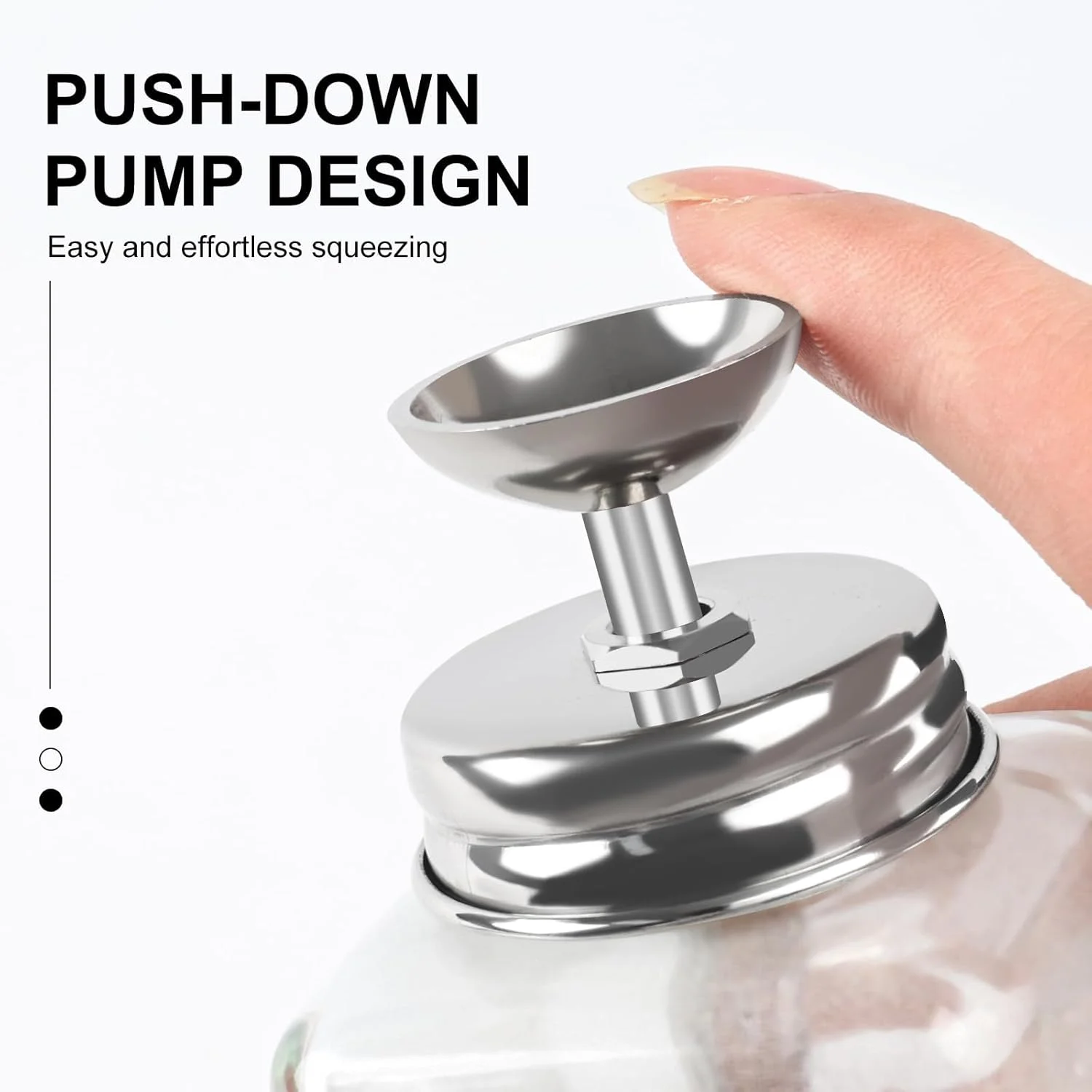 بطری پمپ شیشه ای شفاف 180 میلی لیتری با درب - ظرف پمپ فشاری قابل شارژ برای پاک کننده لاک ناخن، پاک کننده آرایش، الکل، محلول نمکی - پخش کننده مایع قابل حمل و استفاده مجدد بطری پمپ شیشه ای شفاف 180 میلی لیتری با درب - ظرف پمپ فشاری قابل شارژ برای پاک کننده لاک ناخن، پاک کننده آرایش، الکل، محلول نمکی - پخش کننده مایع قابل حمل و استفاده مجدد