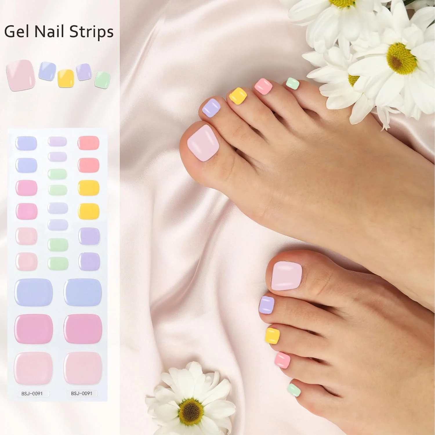 برچسب ناخن پا، روکش ناخن ژلی نیمه پخته، استیکرهای خودچسب ناخن با روکش ژلی براق، ماندگاری طولانی، قابل استفاده با لامپ UV/LED، ست مانیکور پدیکور DIY، 26 عدد برچسب ناخن پا، روکش ناخن ژلی نیمه پخته، استیکرهای خودچسب ناخن با روکش ژلی براق، ماندگاری طولانی، قابل استفاده با لامپ UV/LED، ست مانیکور پدیکور DIY، 26 عدد