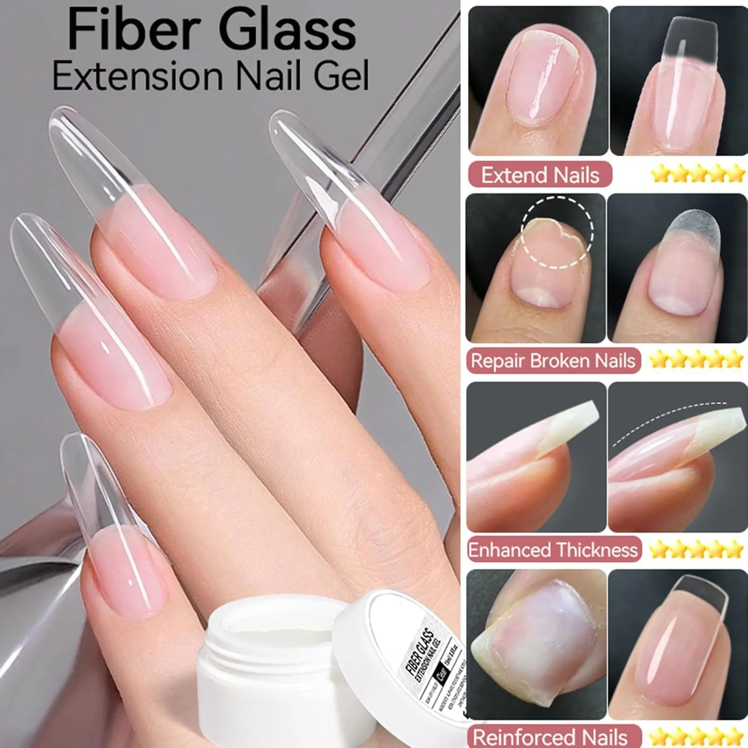 ژل ترمیم ناخن، کیت جمع و جور مانیکور، ضخیم کننده ناخن با ماندگاری طولانی، 15 میلی لیتر درمان محافظتی و تقویت کننده برای خانه و مسافرت، ژل ترمیم ناخن چند رنگ، ضروری برای مراقبت از زیبایی ژل ترمیم ناخن، کیت جمع و جور مانیکور، ضخیم کننده ناخن با ماندگاری طولانی، 15 میلی لیتر درمان محافظتی و تقویت کننده برای خانه و مسافرت، ژل ترمیم ناخن چند رنگ، ضروری برای مراقبت از زیبایی