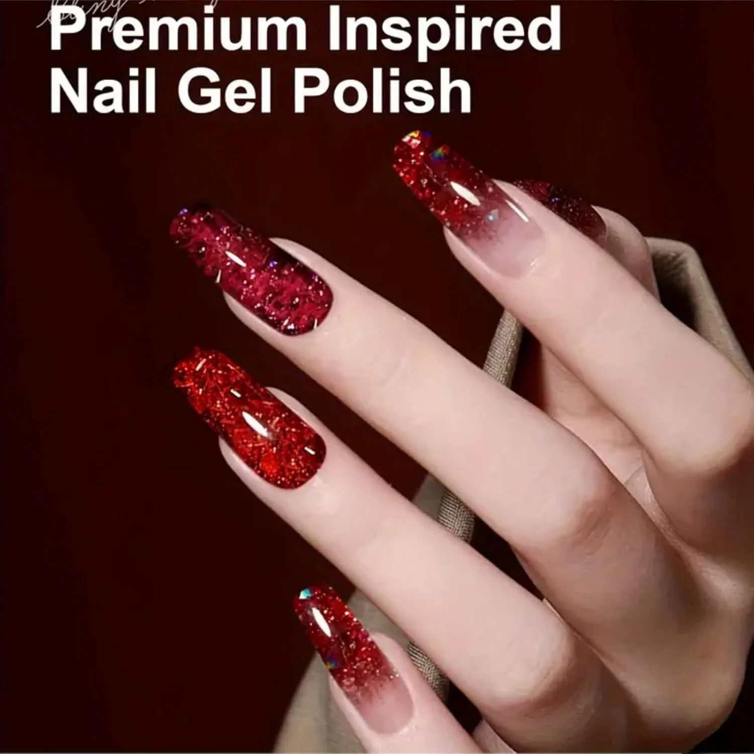 لاک ناخن قرمز گیلاسی براق، لاک ژلی اکلیلی، قرمز تیره با ماندگاری طولانی و خشک شدن سریع، برای دختران و سال نو لاک ناخن قرمز گیلاسی براق، لاک ژلی اکلیلی، قرمز تیره با ماندگاری طولانی و خشک شدن سریع، برای دختران و سال نو