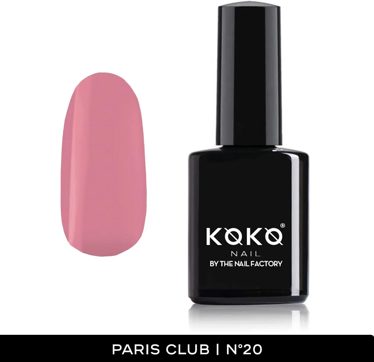 لاک ژل یک مرحله ای کوکو نیل 15 میل - PARIS CLUB N20، لاک ژل 15 میل UV/LED، مناسب برای استفاده حرفه ای، سالن و منزل - ماندگاری بالا و استفاده آسان