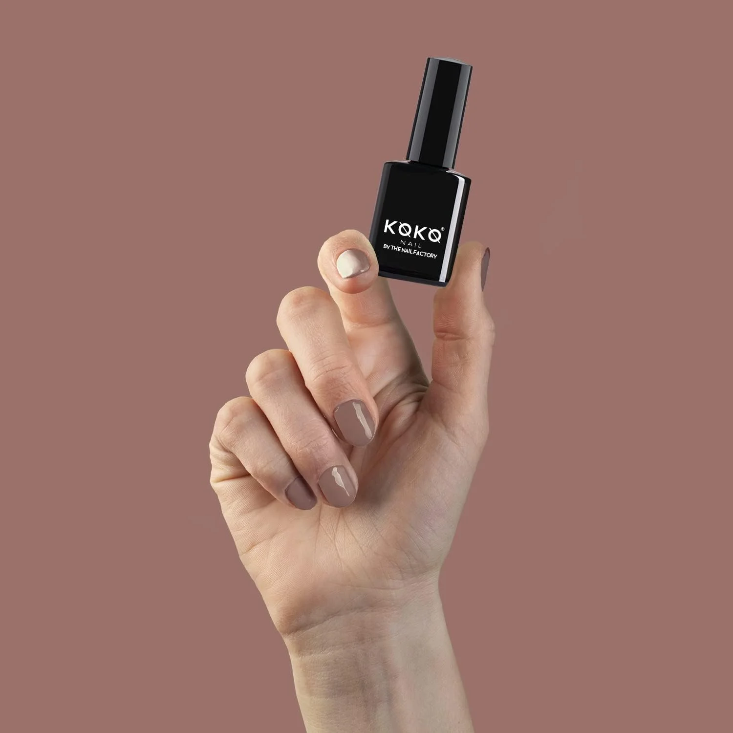 لاک ژل یک مرحله ای کوکو نیل 15 میل HK COOL N17، مناسب برای استفاده حرفه ای، سالن و منزل - ماندگاری طولانی و استفاده آسان