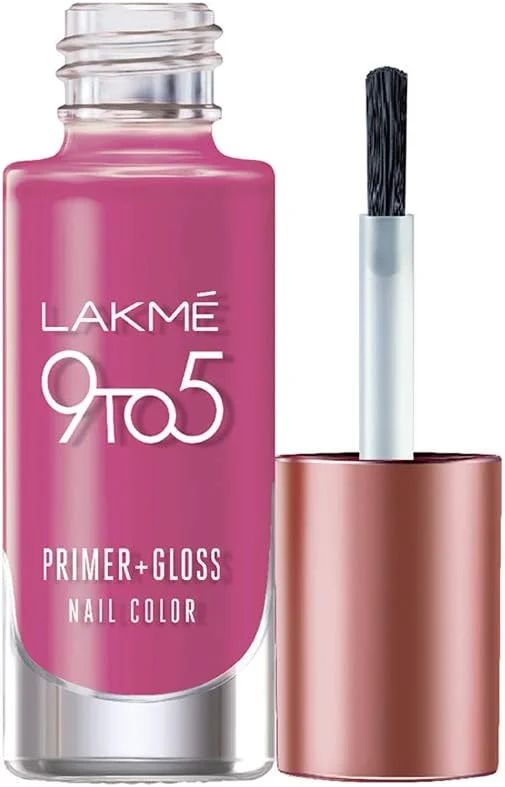 لاکمه پرایمر + رنگ لاک براق، رنگ صورتی، 6 میلی لیتر