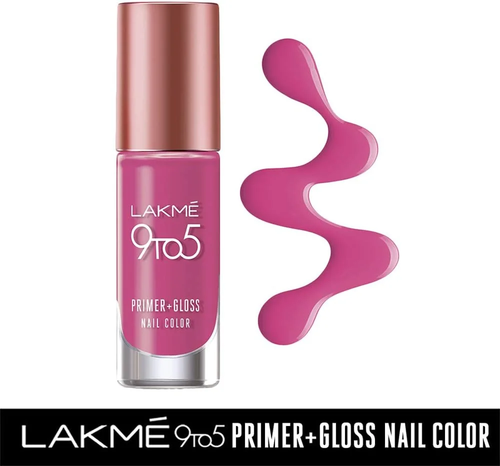 لاکمه پرایمر + رنگ لاک براق، رنگ صورتی، 6 میلی لیتر لاکمه پرایمر + رنگ لاک براق، رنگ صورتی، 6 میلی لیتر